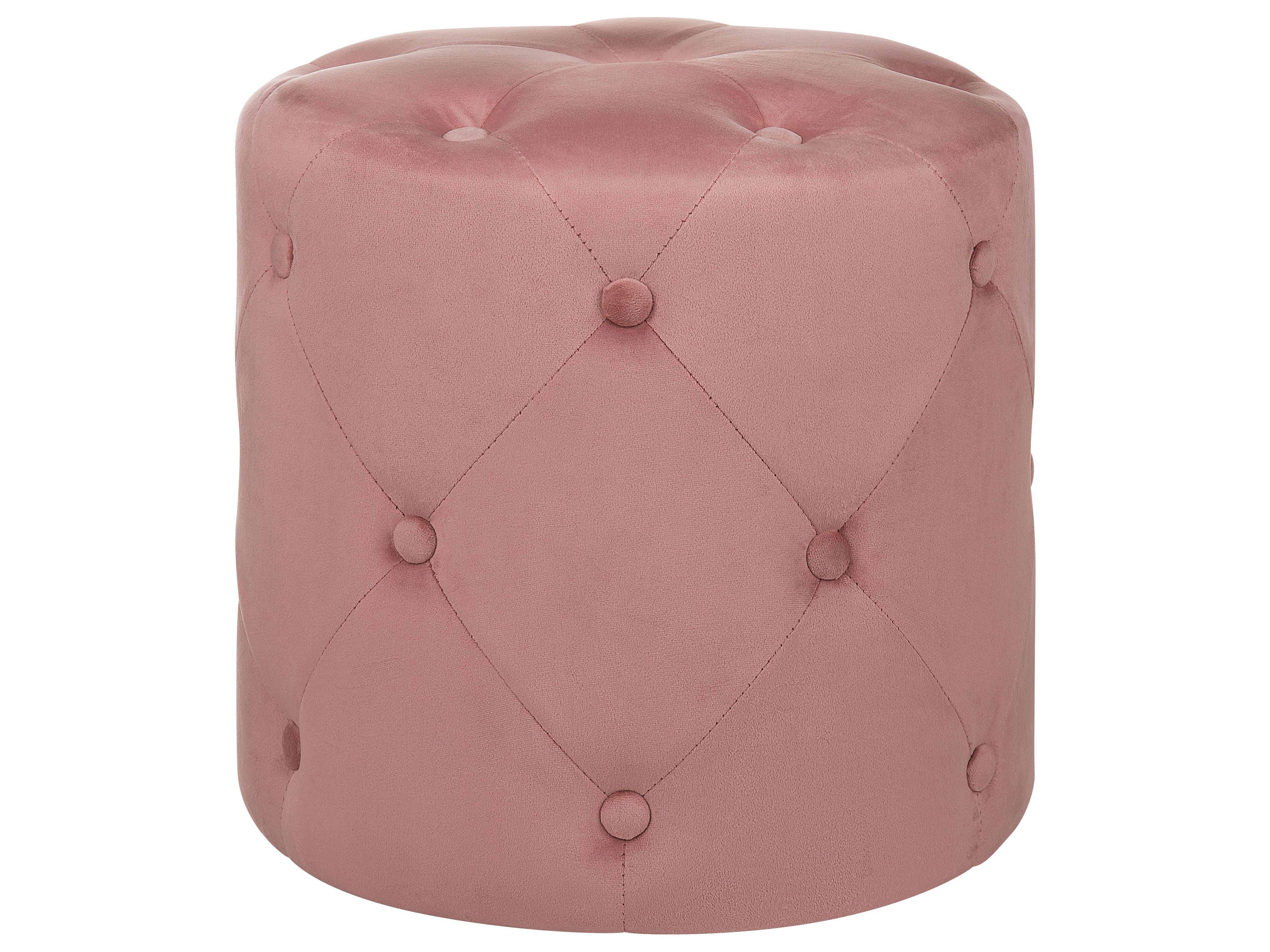 Pouffe COROLLA Velvet Pink