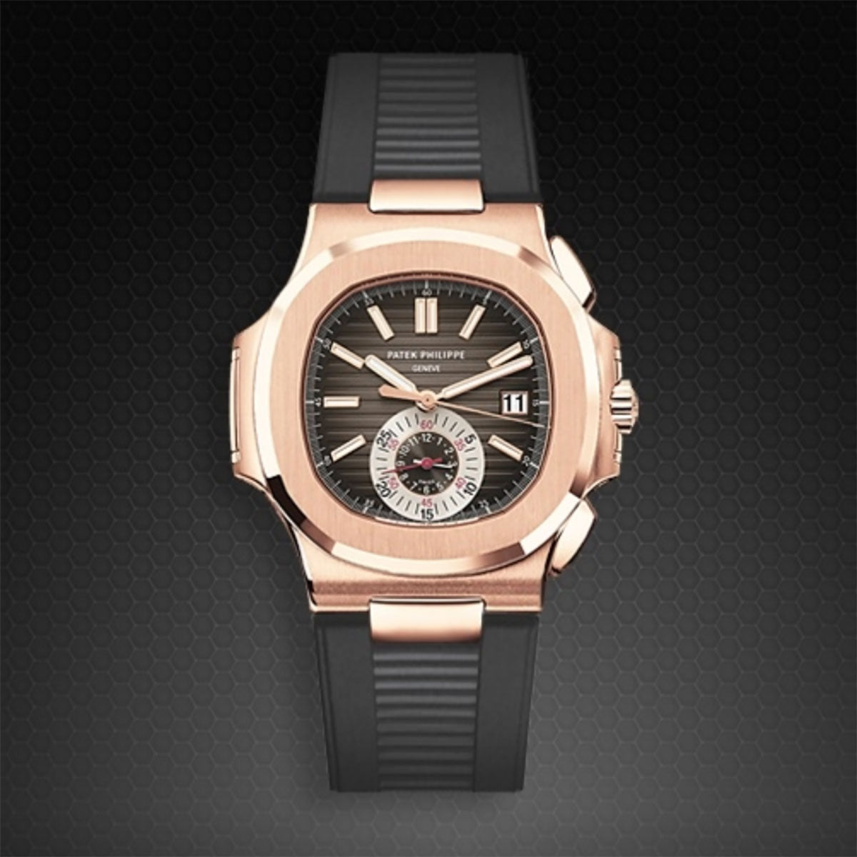 Patek Philippe - Rubber B strap for Nautilus 5980 RG(1:1 replica) - Top club