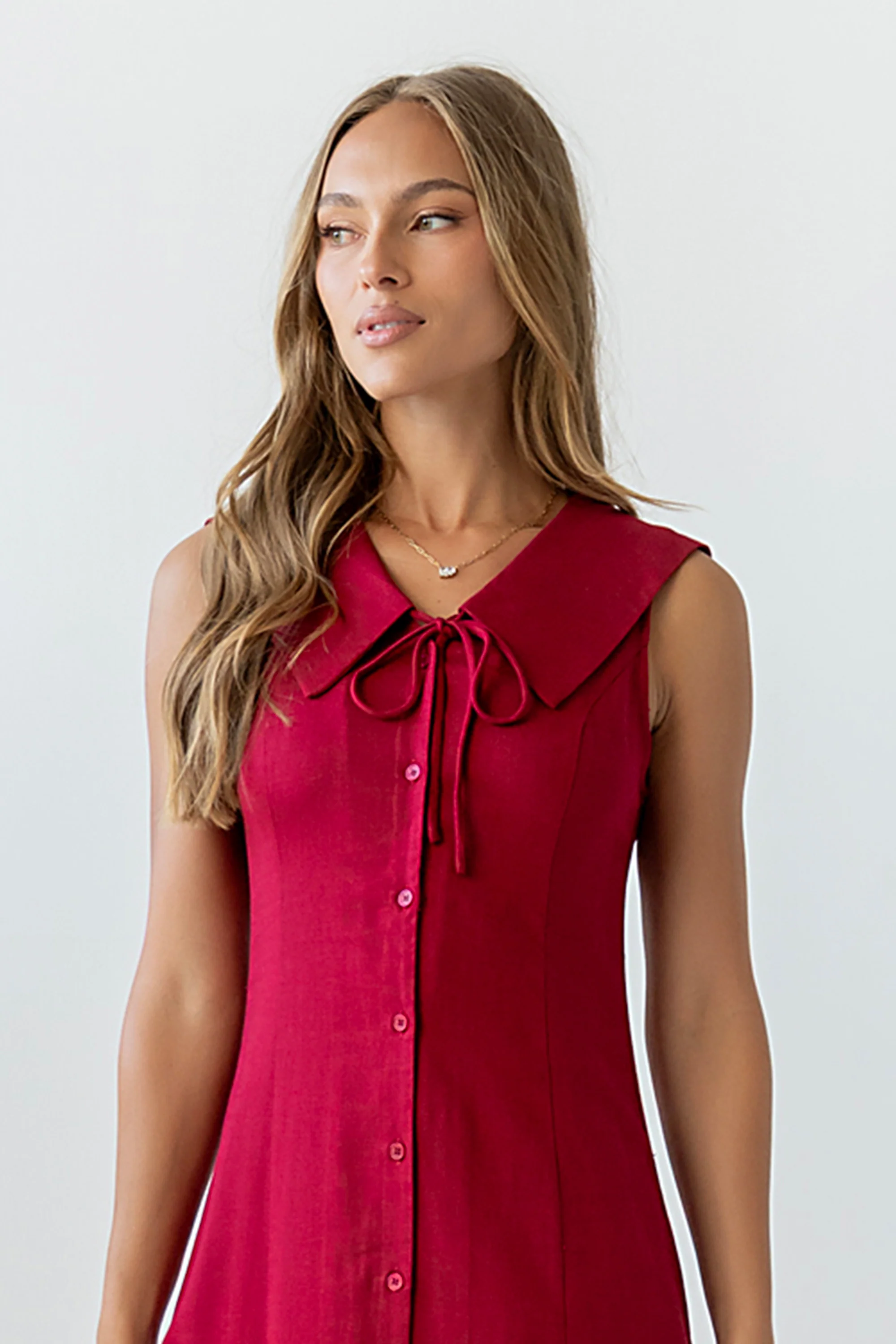 Danika Button Down Maxi Dress