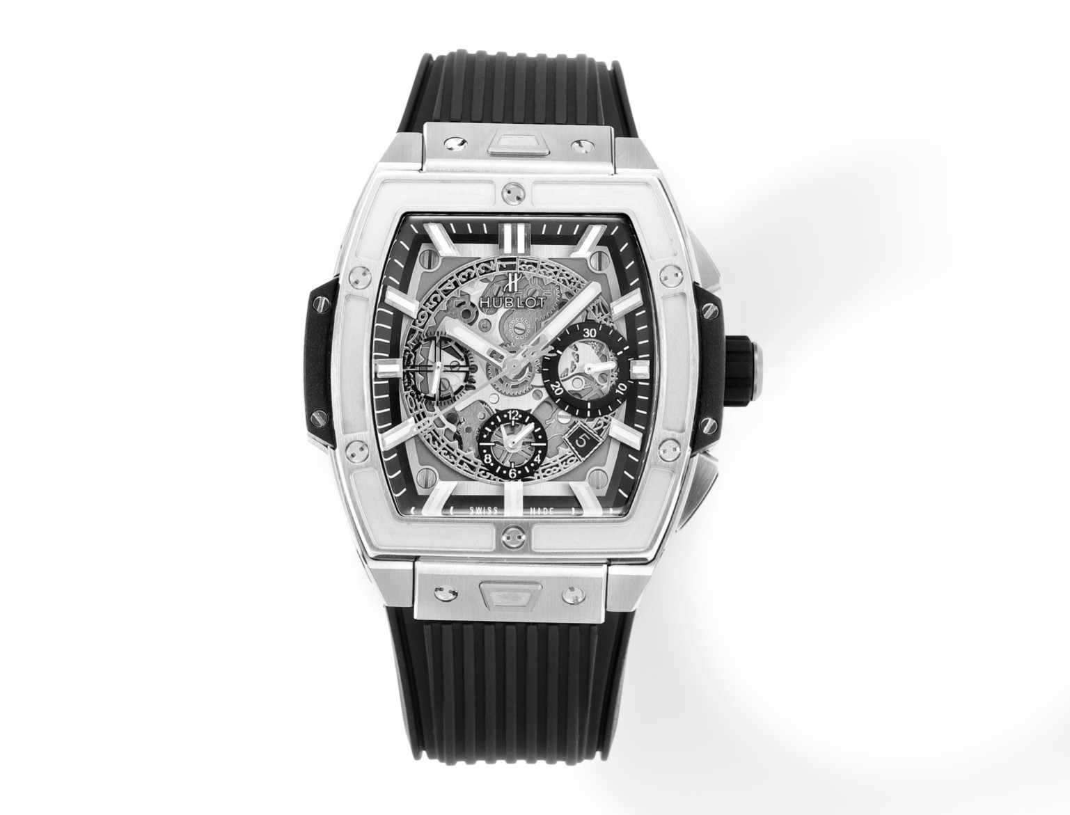 Hublot Spirit of Big Bang Textured Rubber Strap(1:1 replica) - Top club