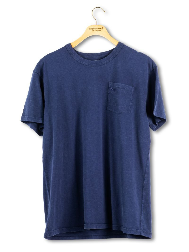 0126-MN-TEE-SEASIDE-NAVY - Simply Southern Outlet
