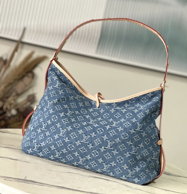 Louis Vuitton LV CARRYALL Denim Bag M468551:1High-quality replica