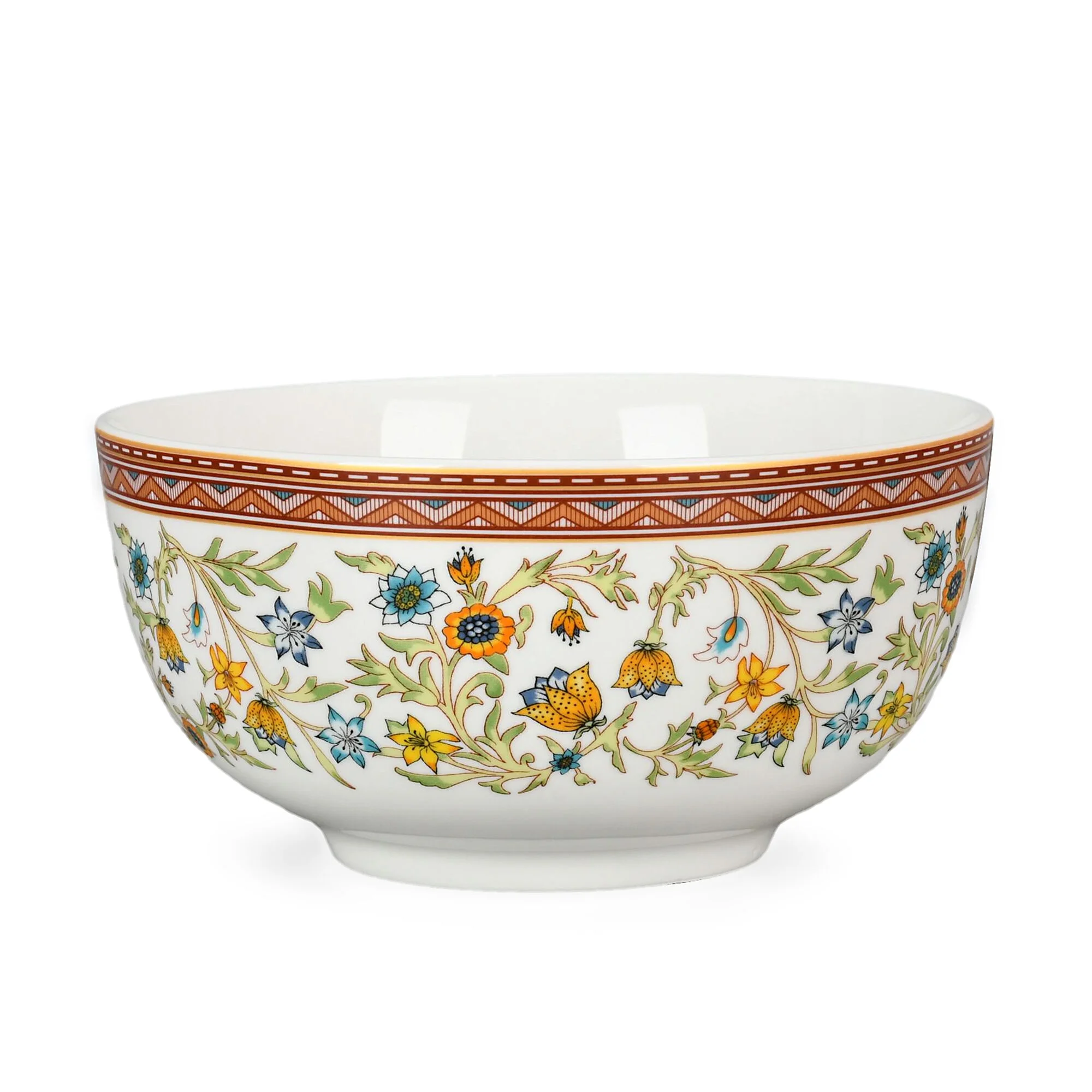 STPgoods Fleurs des Prairies Bone China Dinnerware Set of 16 Service for 4 in Gift Box
