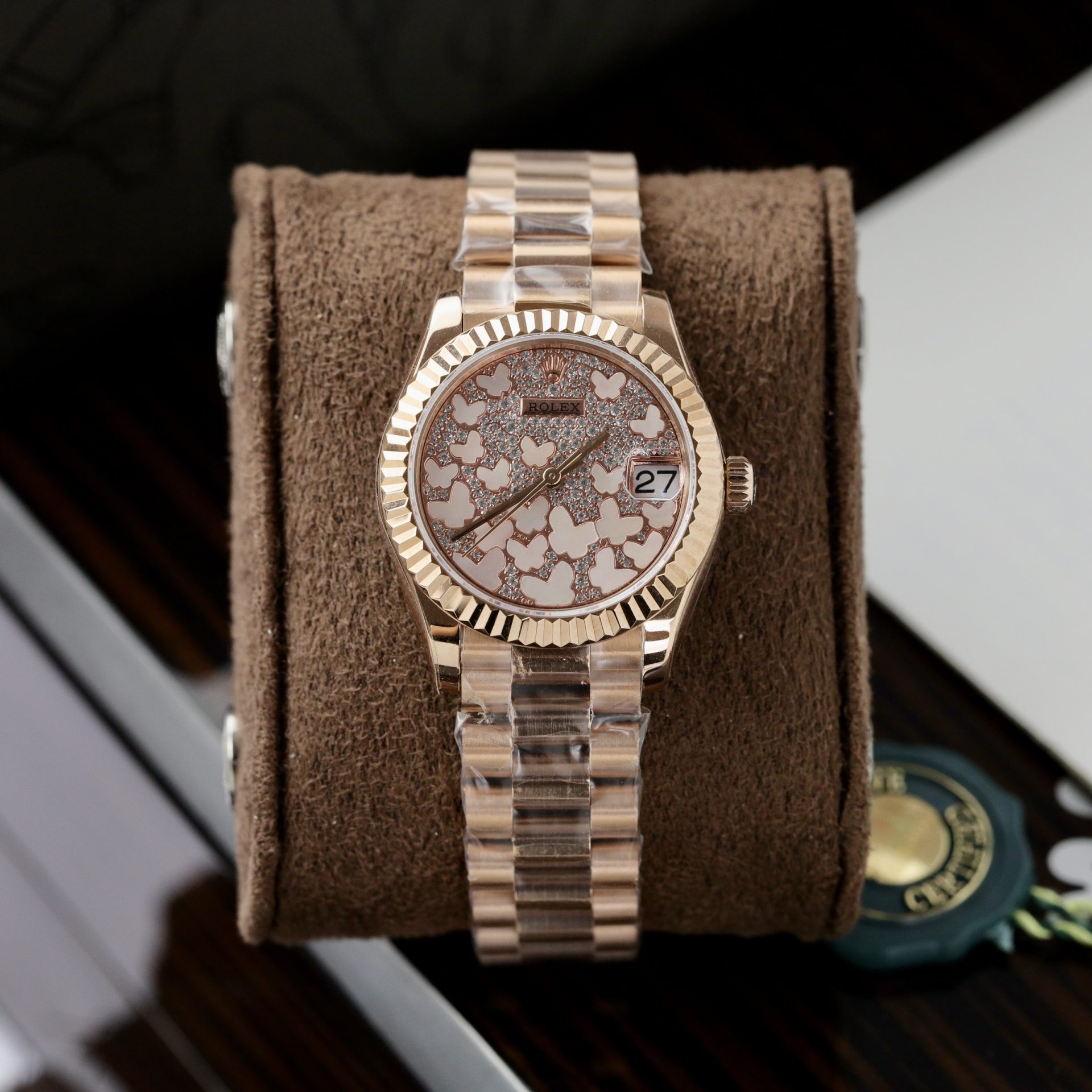Rolex Replica Watch DateJust 278275 Womens Butterfly Dial 31mm - Elite Watch Atelier