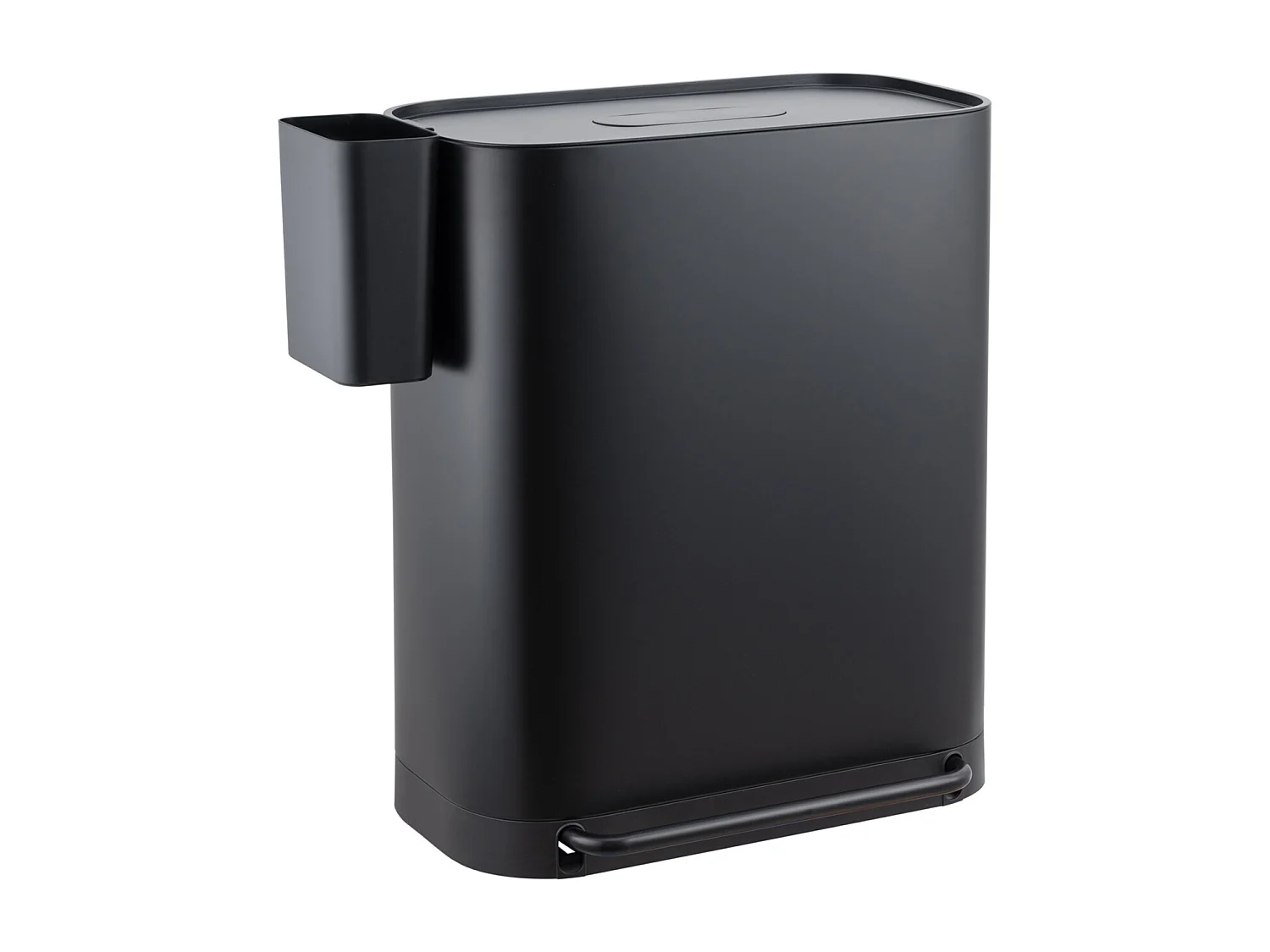 SVITA MLT2X30 Poubelle à pédale 60l 2 compartiments avec couvercle noir