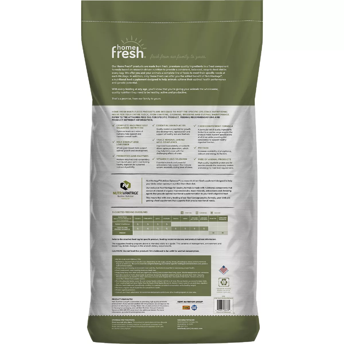 Kent Multi-Flock Chick N Game 50 Lb. Starter/Grower Crumble