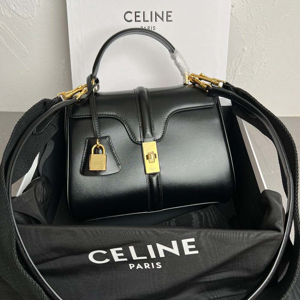 Celine Small 16 Bag in Satinated Calfskin