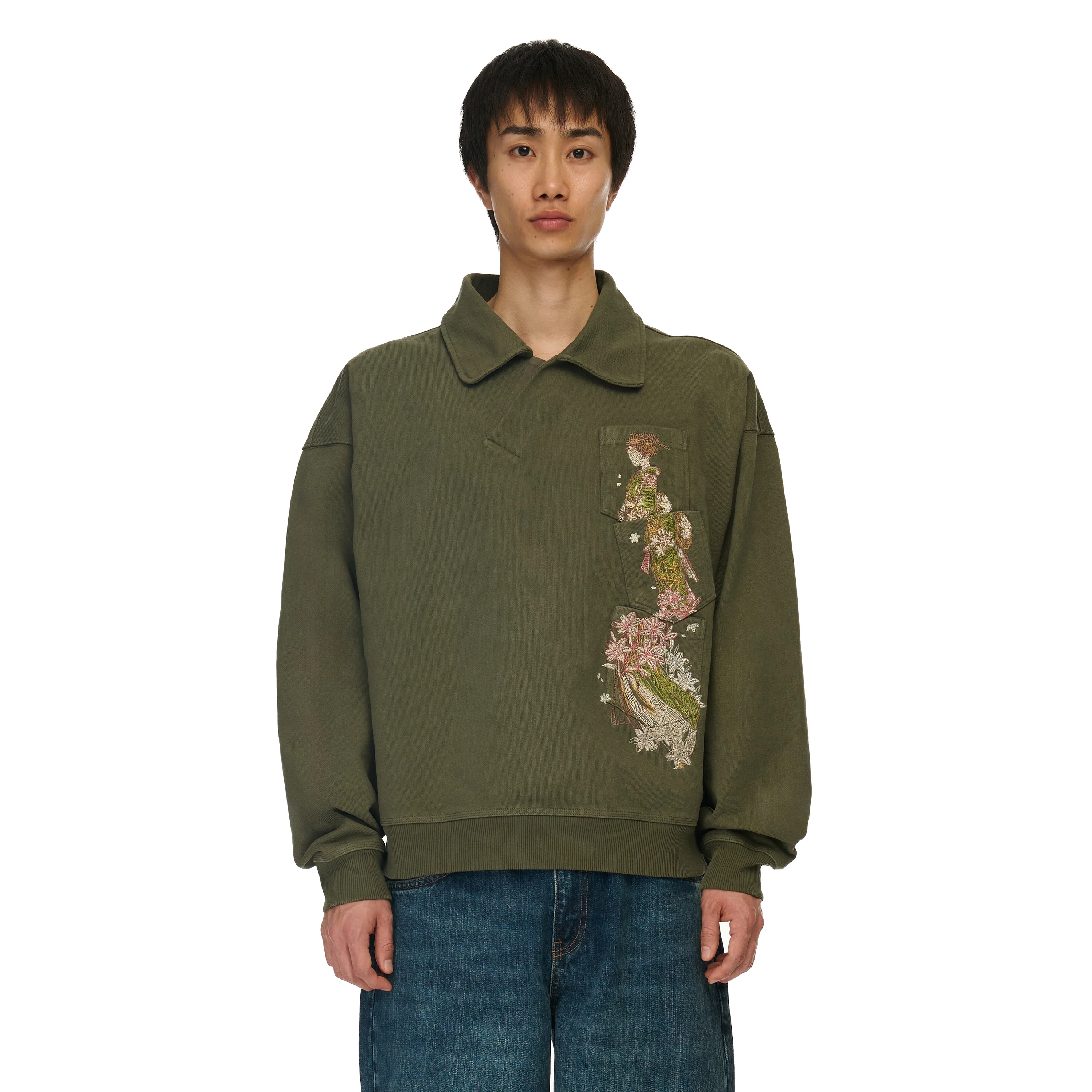 "yakuza v2" Polo Sweatshirt