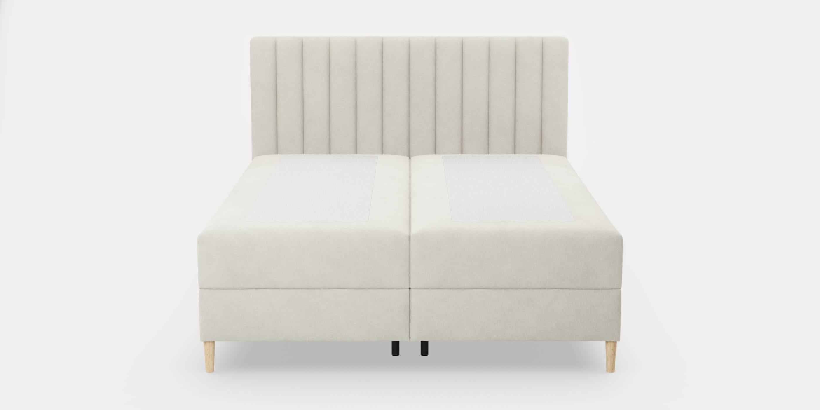 Blokker Pazara Boxspring met Opbergruimte 180 x 200 cm - Crème / Zwart