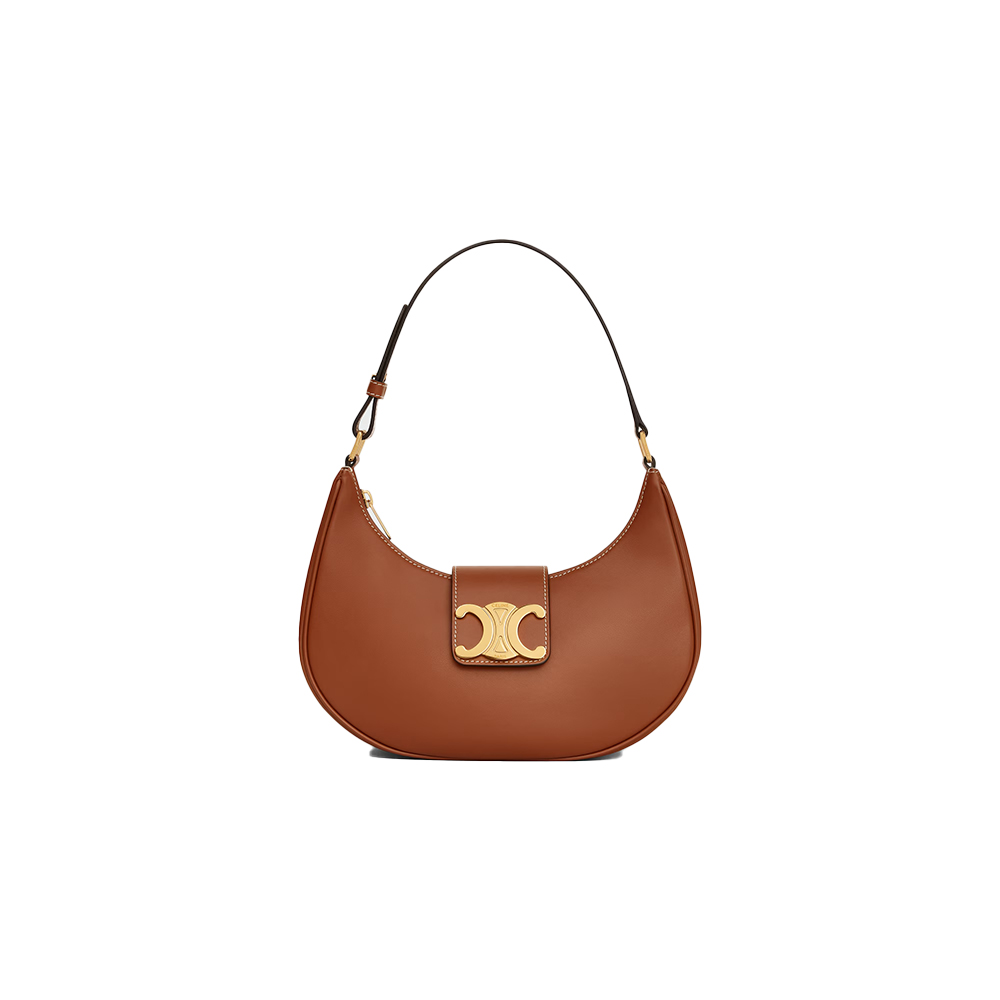 Celine Medium Ava Triomphe Bag In Smooth Calfskin