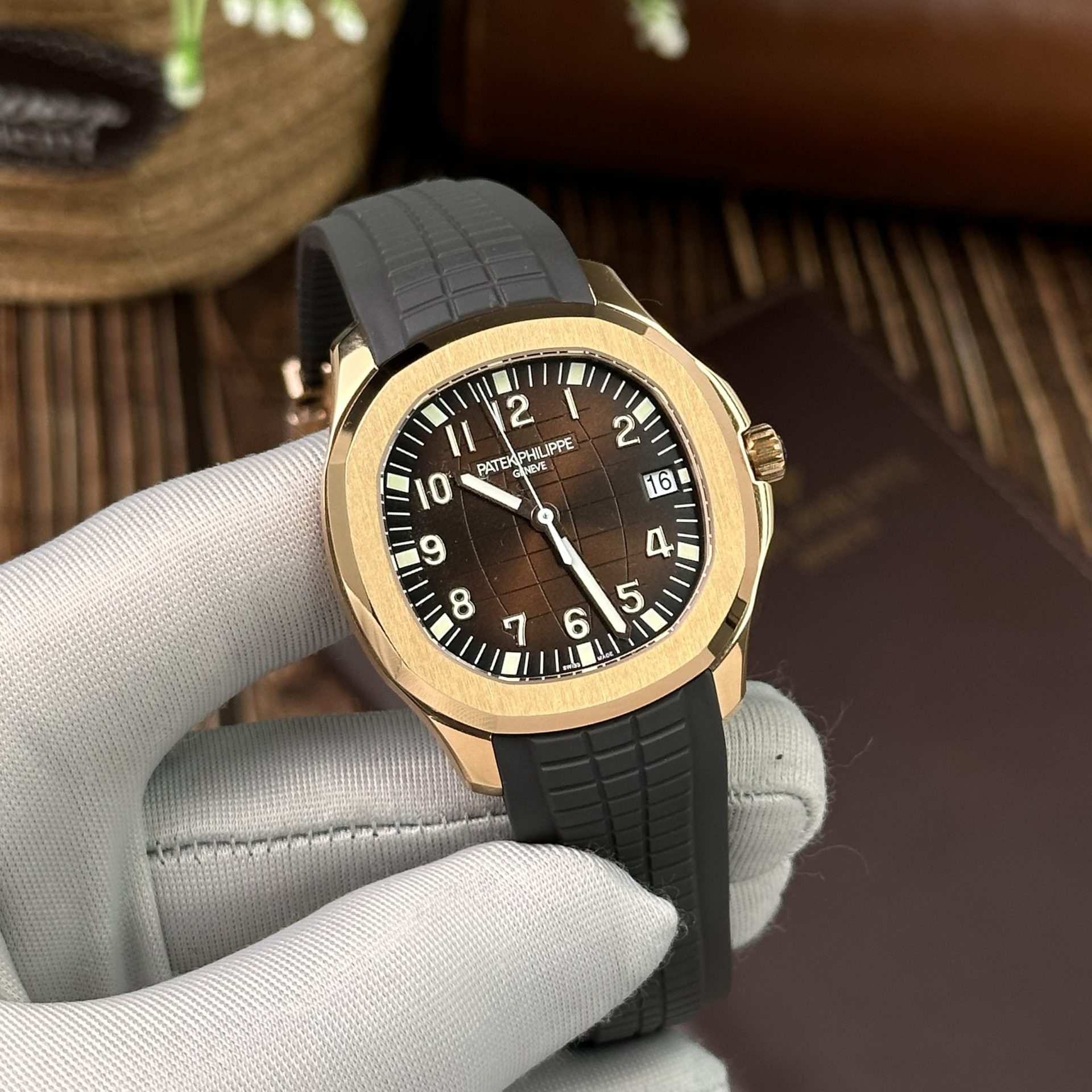 Patek Philippe Replica 1:1 Watch Aquanaut 5167R Chocolate Dial Factory 3K 40mm - Top club