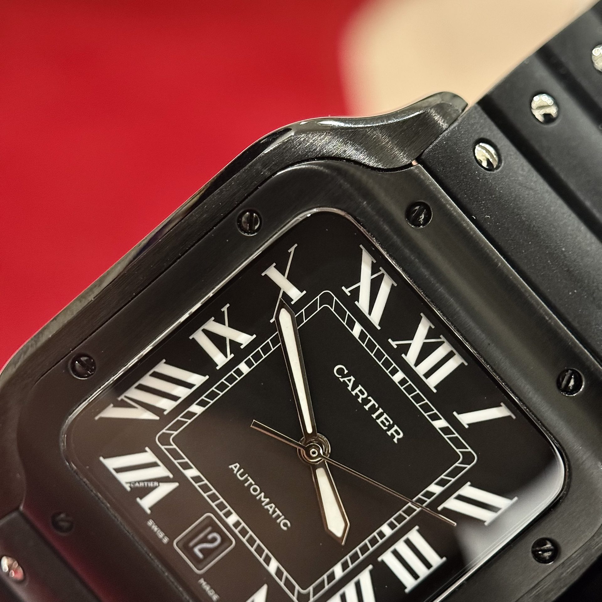 Cartier Replica Watch Santos WSSA0039 Black Rubber Strap BV Factory 39.8mm - Top club