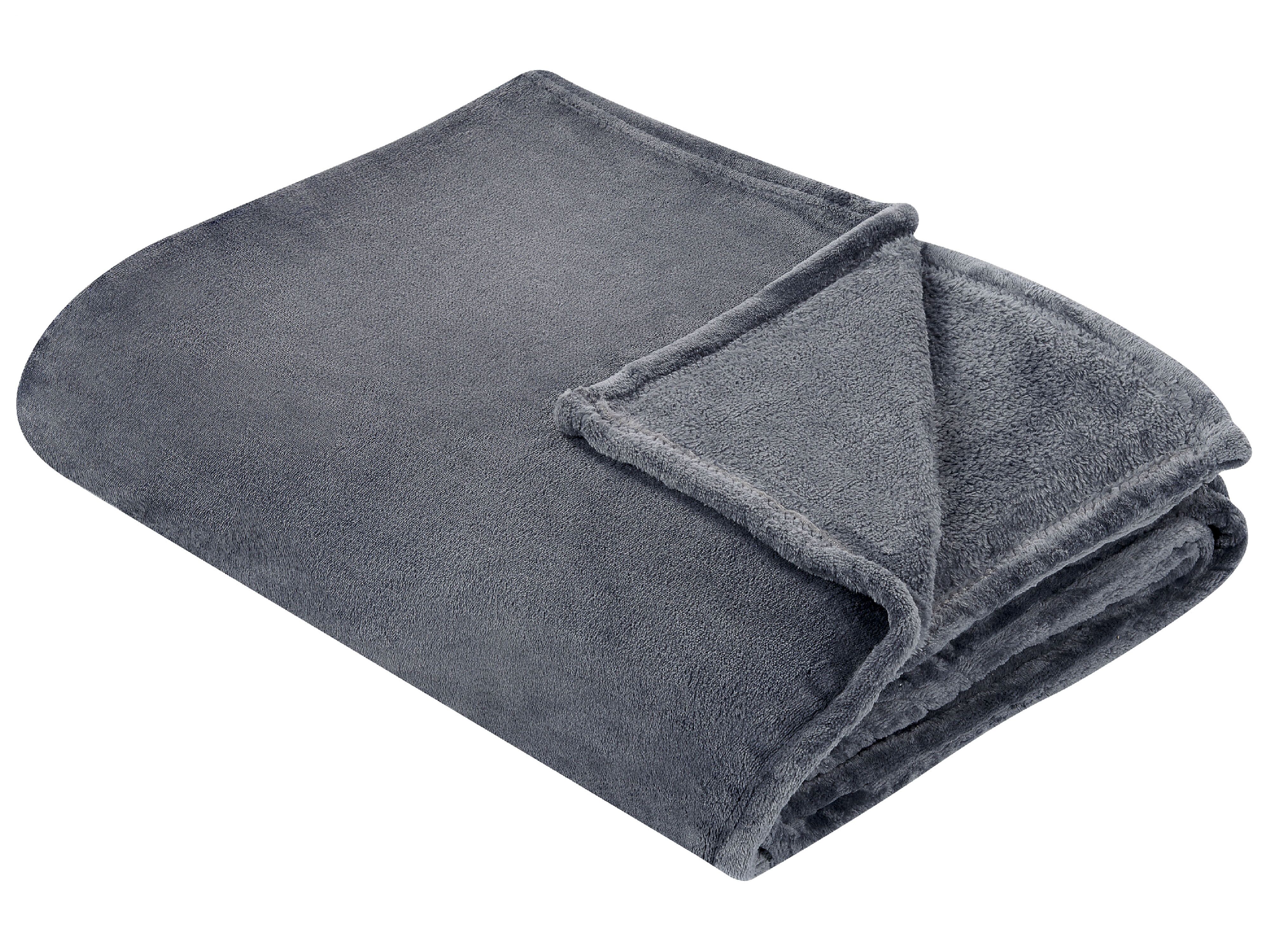 Blanket BAYBURT 200 x 220 cm Grey