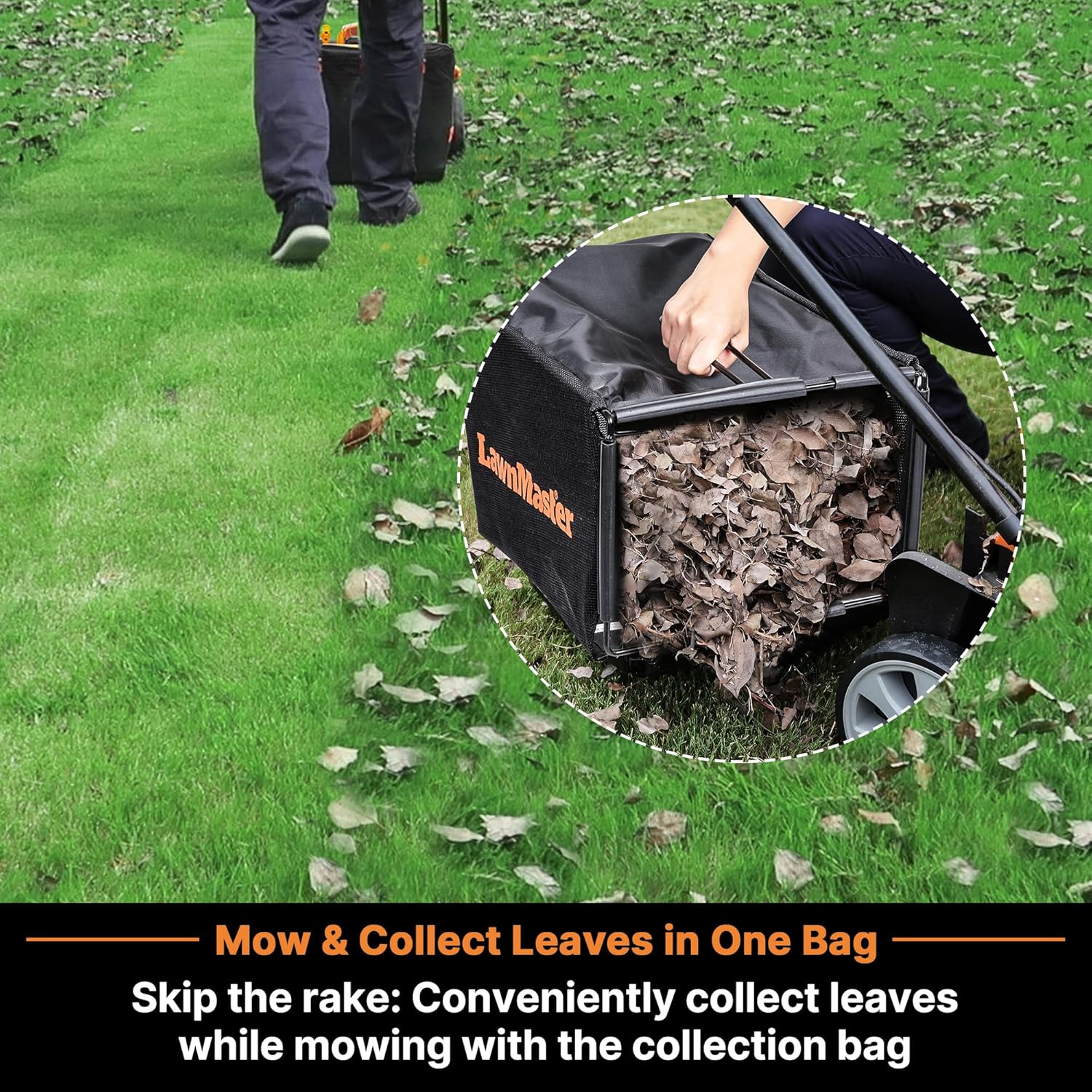 LawnMaster 48V Max Brushless Lawn Mower With 2 x 24V Max 4.0Ah Batteries And Dual Charger - CLMF4817E - Image 7 LawnMaster 48V Max Brushless Lawn Mower With 2 x 24V Max 4.0Ah Batteries And Dual Charger - CLMF4817E - Image 7