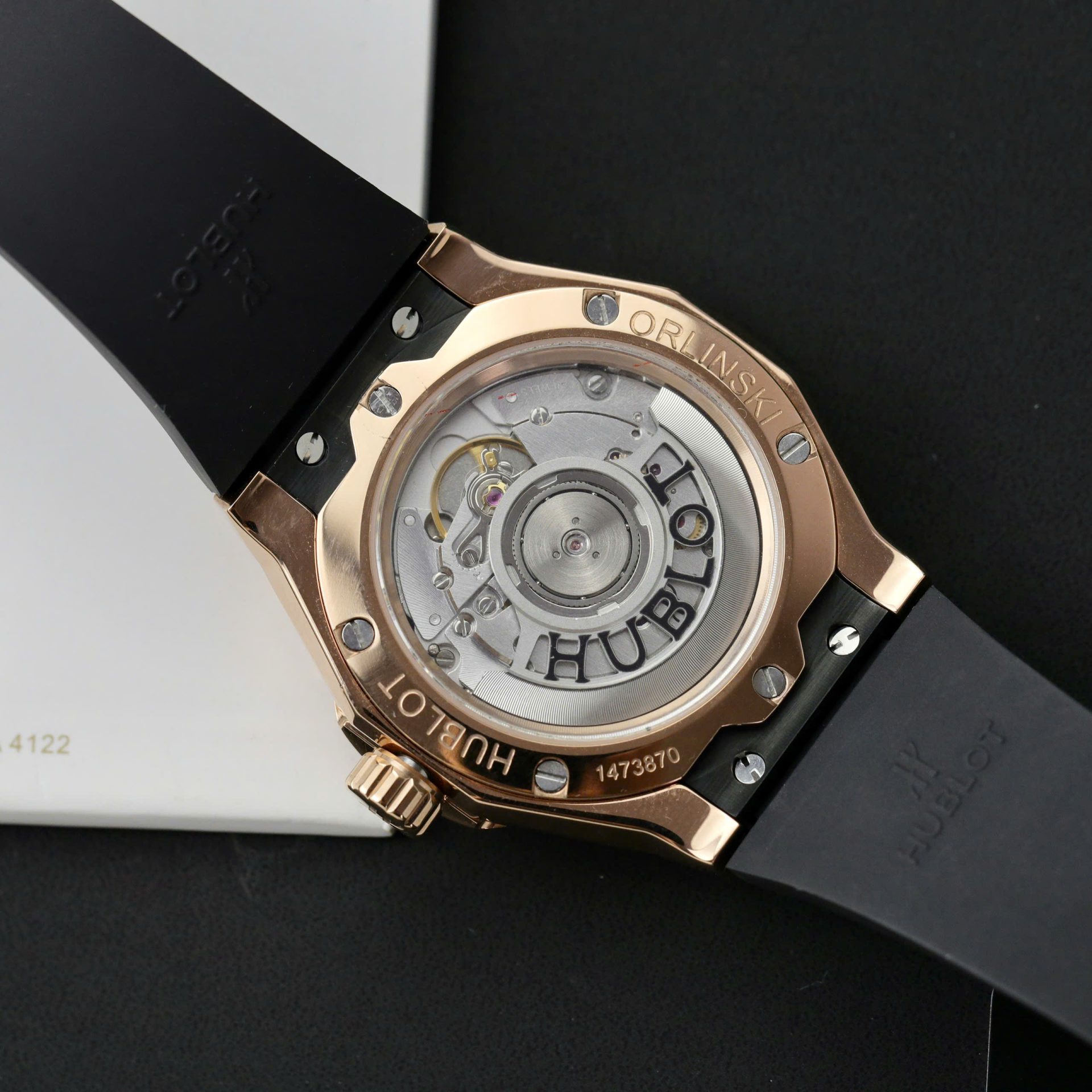 Hublot Orlinski King Gold Replica Watch Full Moissanite Diamond 40mm - Top club