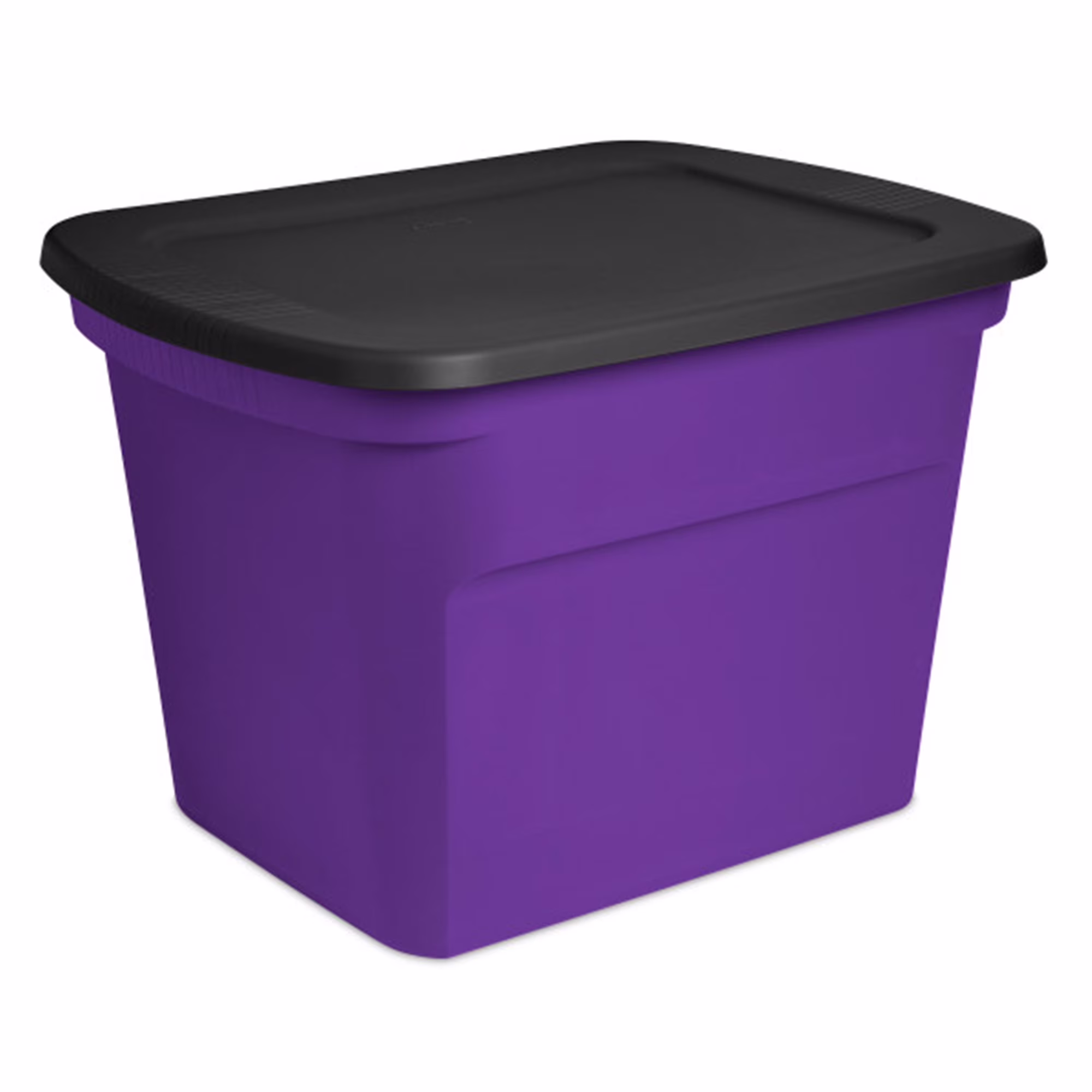 Sterilite 18 Gallon Orange Plastic Storage Container Bin Tote with Lid (8 Pack) - Image 3