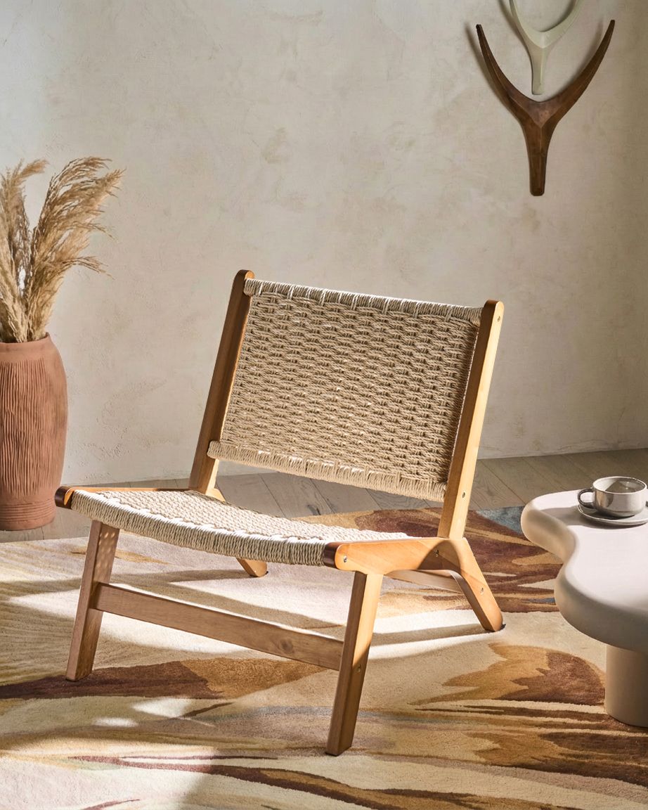 Armchair VILLAZ Wood Brown