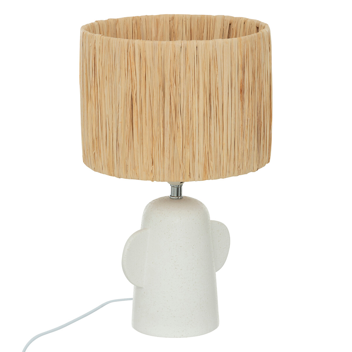 "Raia" lamp White, H.38 cm