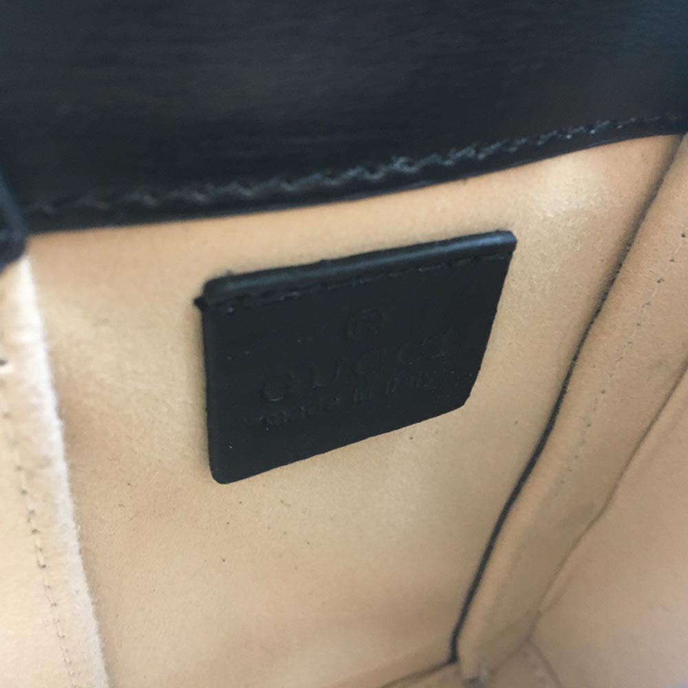 Replica Gucci Horsebit 1955 Mini Bag 625615 Blk/Red/Brown1:1High-quality replica