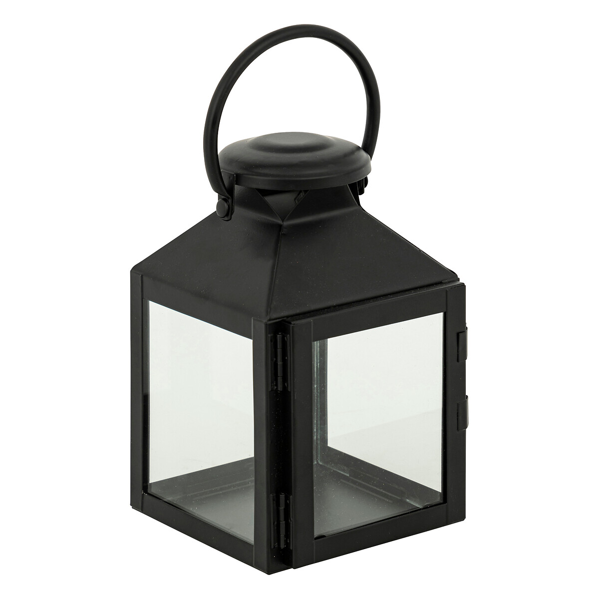 Lantern "Winy" Black metal, H.17 cm