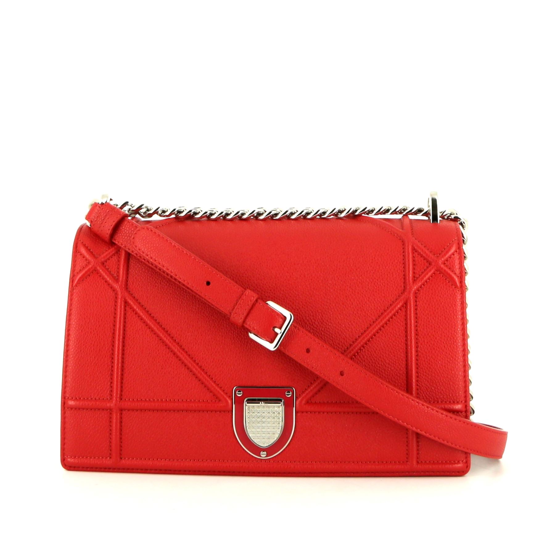 Dior Diorama shoulder bag in red leather1:1High-quality replica