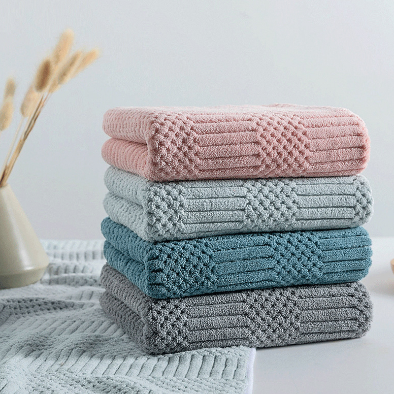 Microfiber Coral Fleece Hanging Loop Highly Absorbent Quick-drying Machine Washable Super Soft Towel