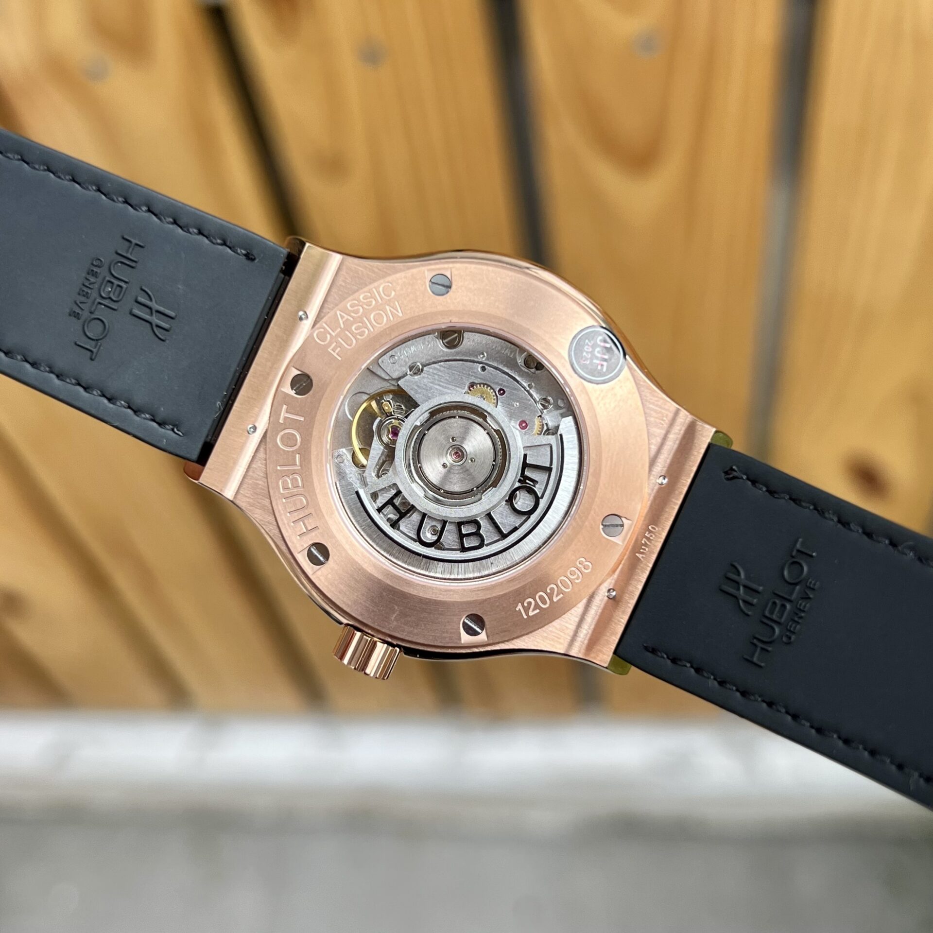 Hublot Replica 1:1 Watch Classic Fusion Titanium King Gold Black JJF 2023 42mm - Top club