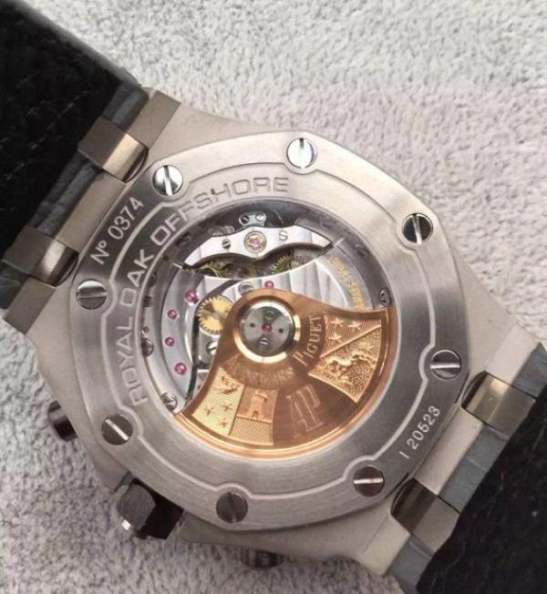 Replica Audemars Piguet JF Royal Oak Offshore Gray Theme Gray Leather Strap A3126 - Top club