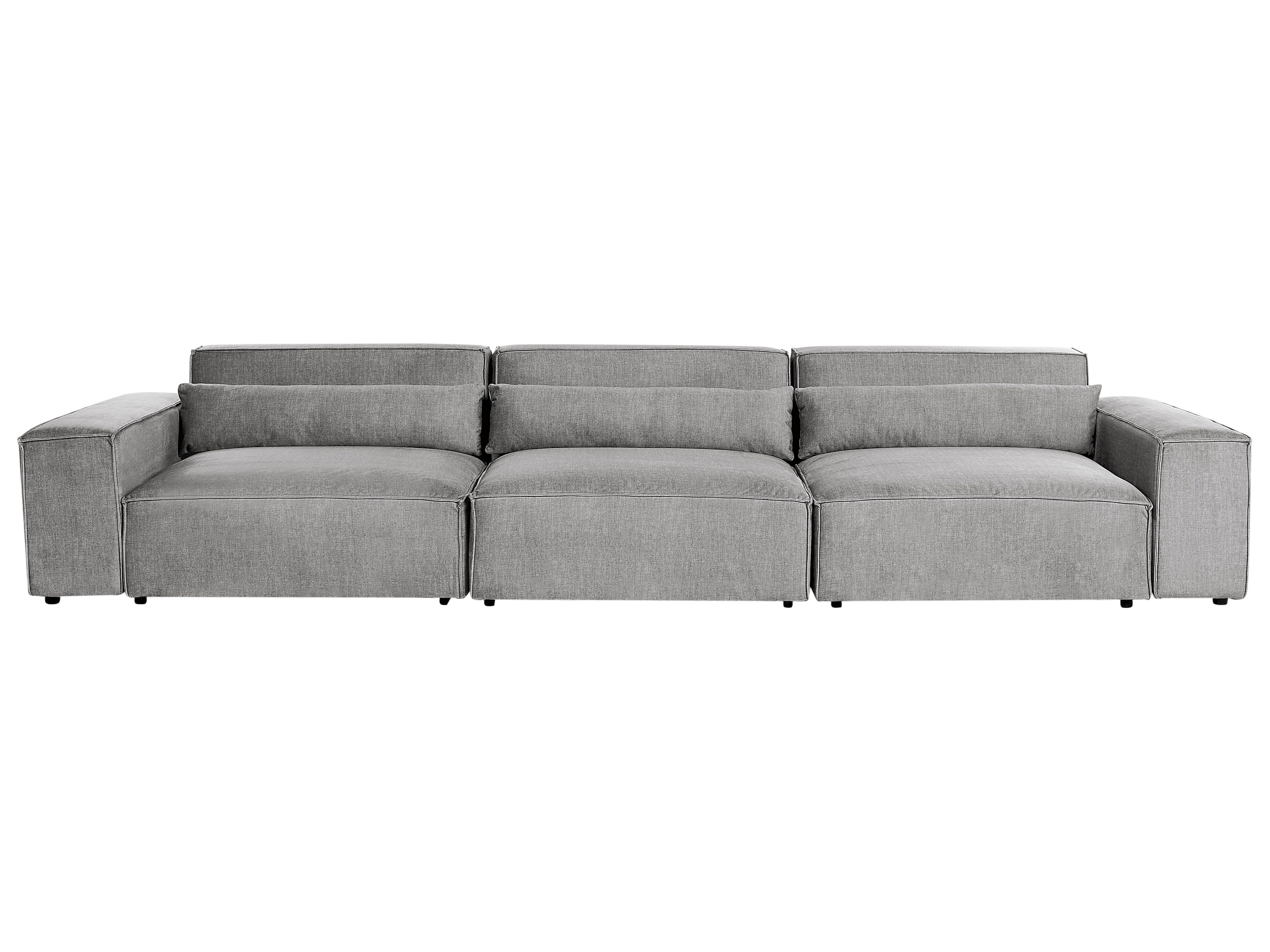 Modular Sofa 3 Seater HELLNAR Fabric Grey