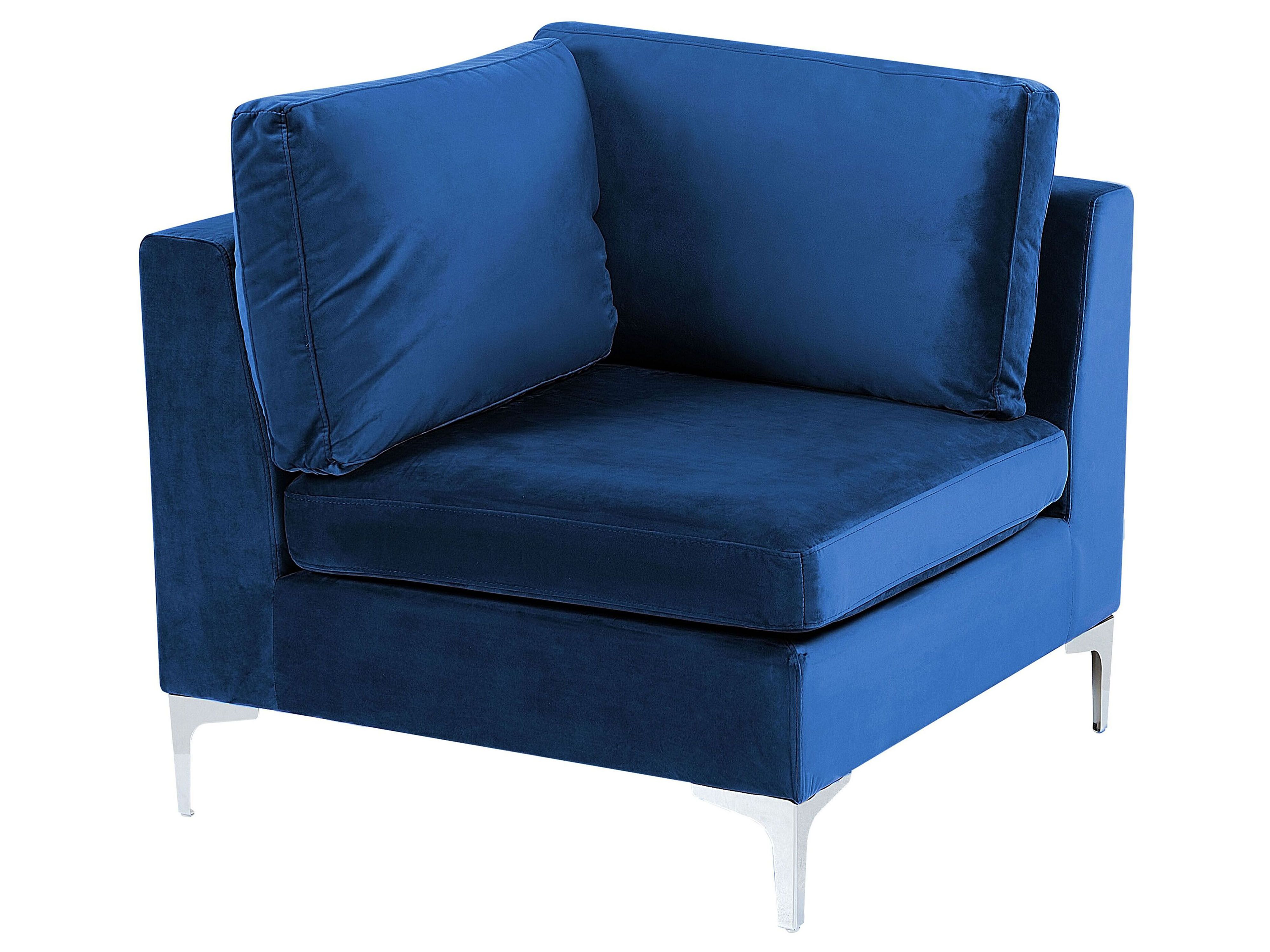 Corner Seat EVJA Velvet Navy Blue