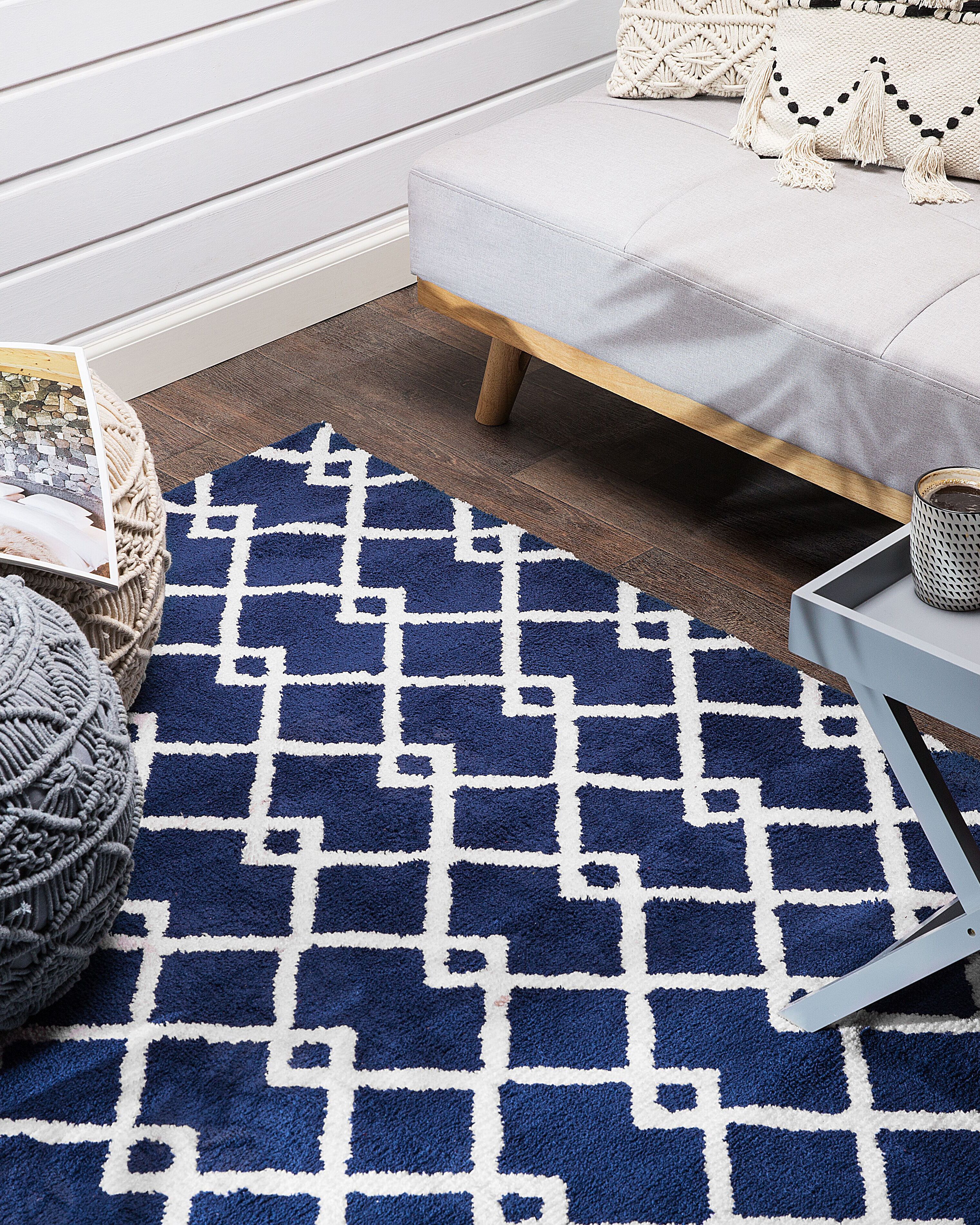 Rug SERRES Blue 160 x 230 cm