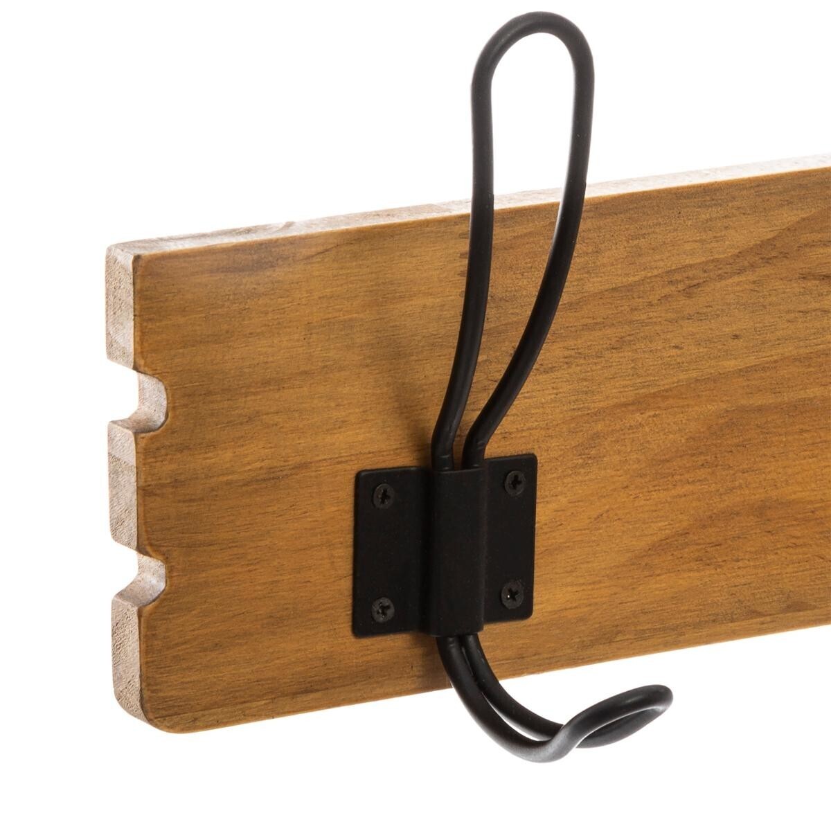 Coat hook"Raoul" Brown, 5 hooks