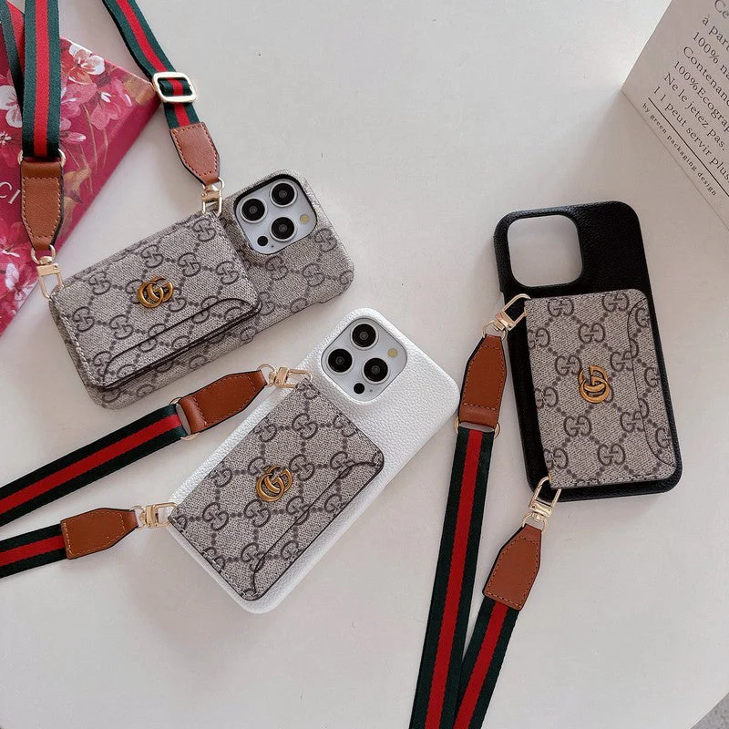GG Card Bag Crossbody Classic iPhone Case - Wholesale & Influencer