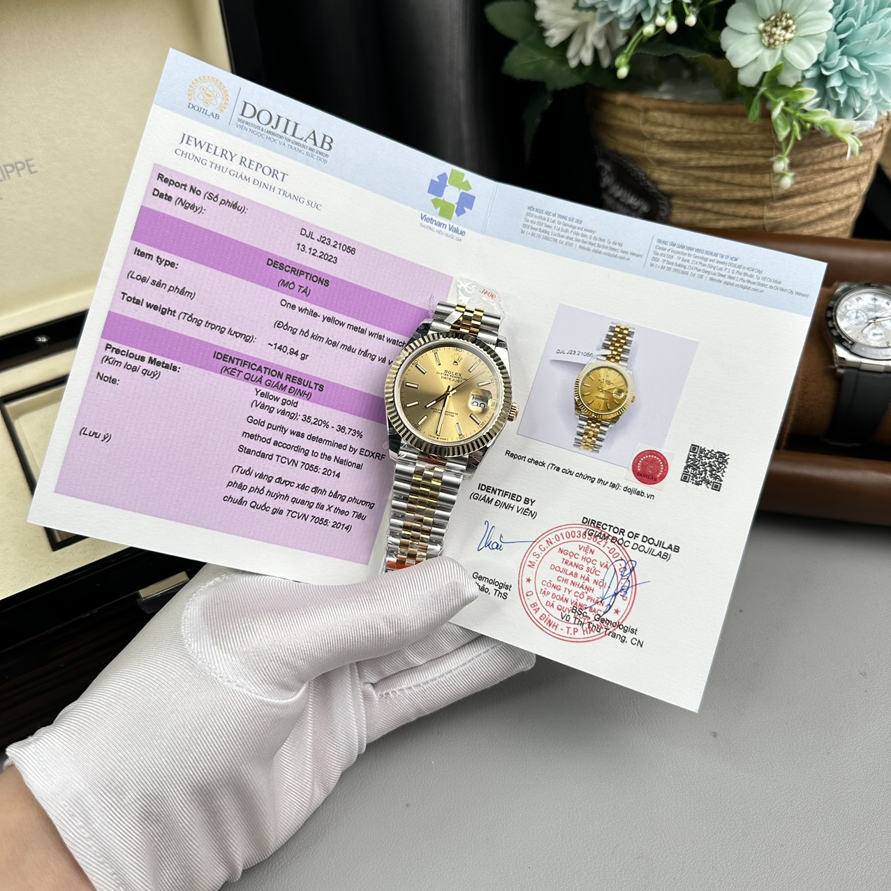 Rolex DateJust Replica Watch Gold Wrapped Jubilee Strap GM Factory 41mm - Elite Watch Atelier