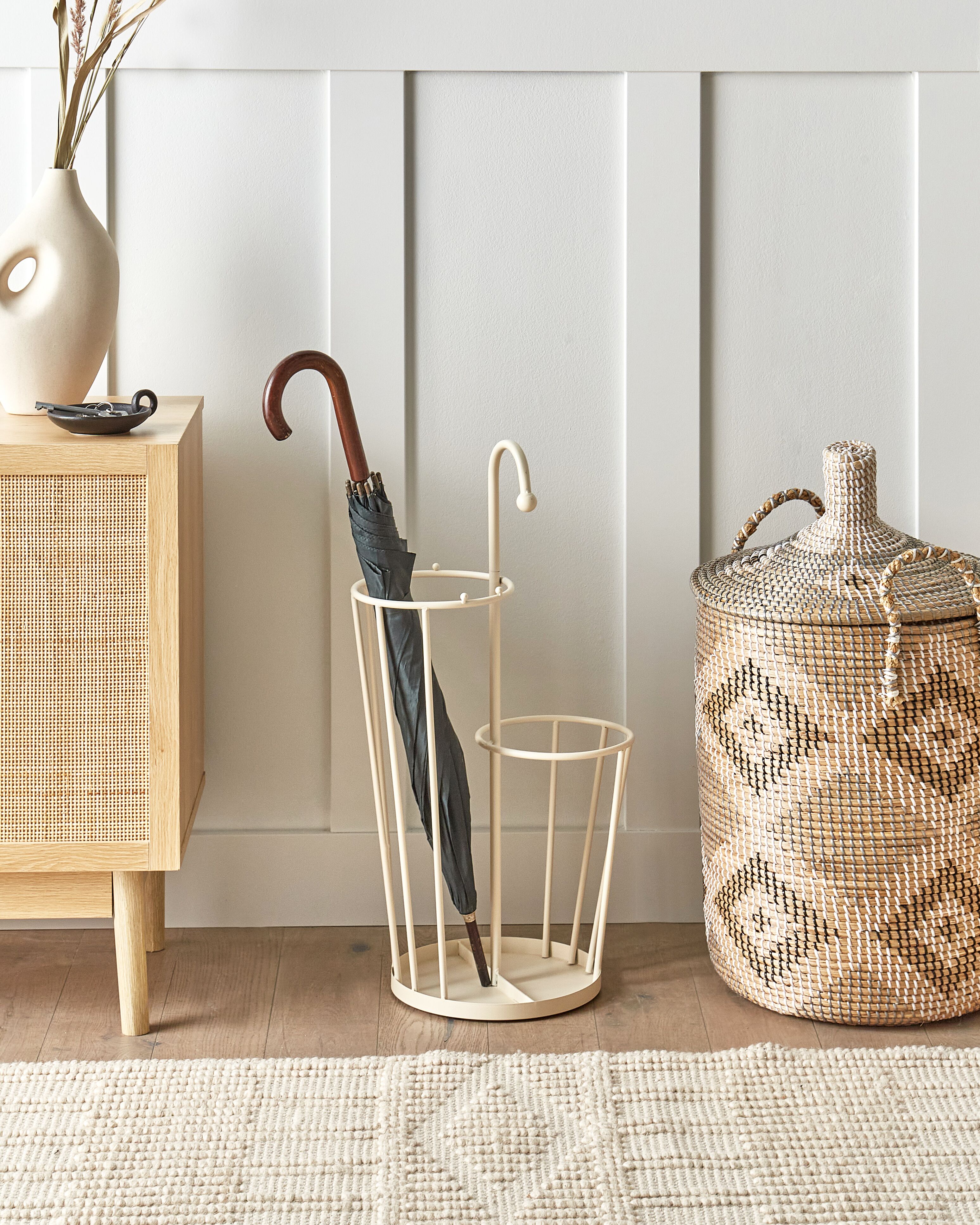 Umbrella Stand CHAMBORD Metal Light Beige