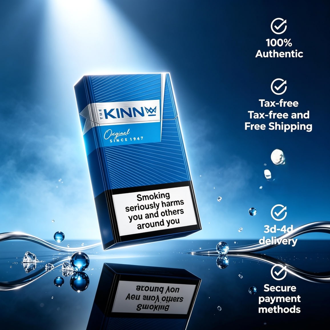 King (blue) 7mg （10-Pack Carton）
