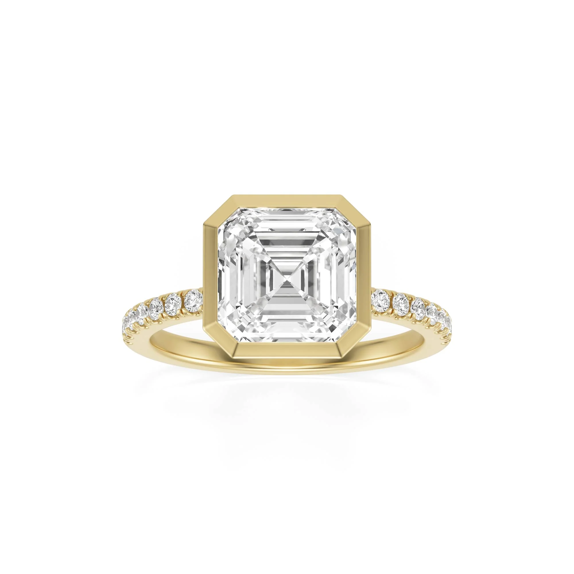 The Asscher Bezel Pavé