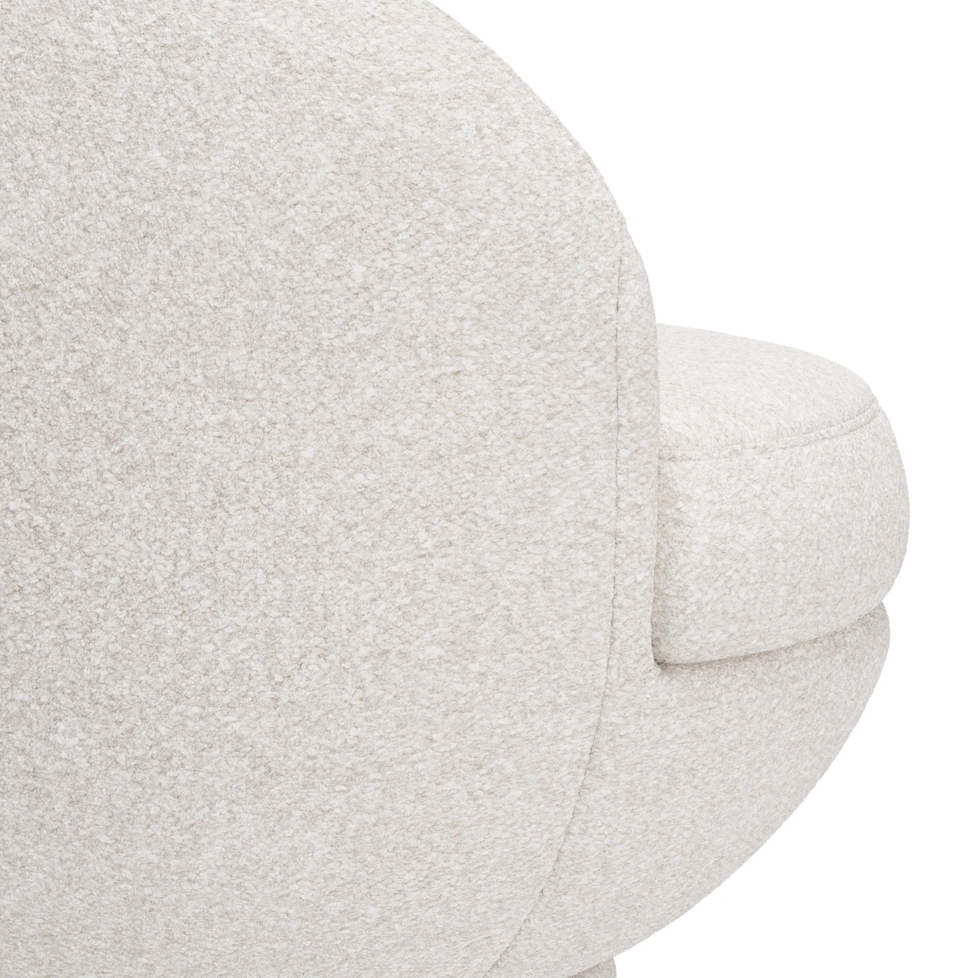Hillsdale Boulder Upholstered Swivel Storage Chair, Ash White - Image 18
