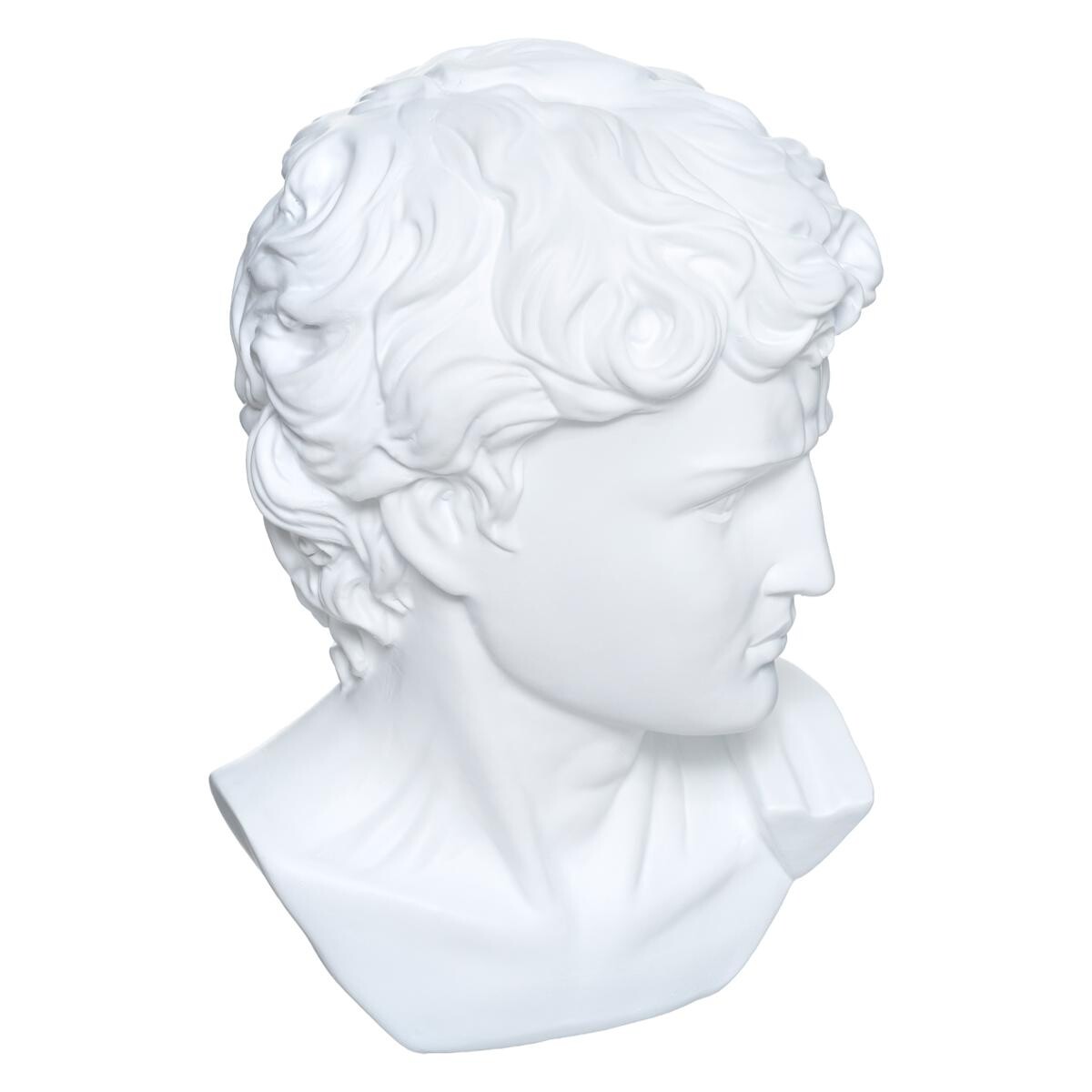 Statue "David" White, H.25 cm