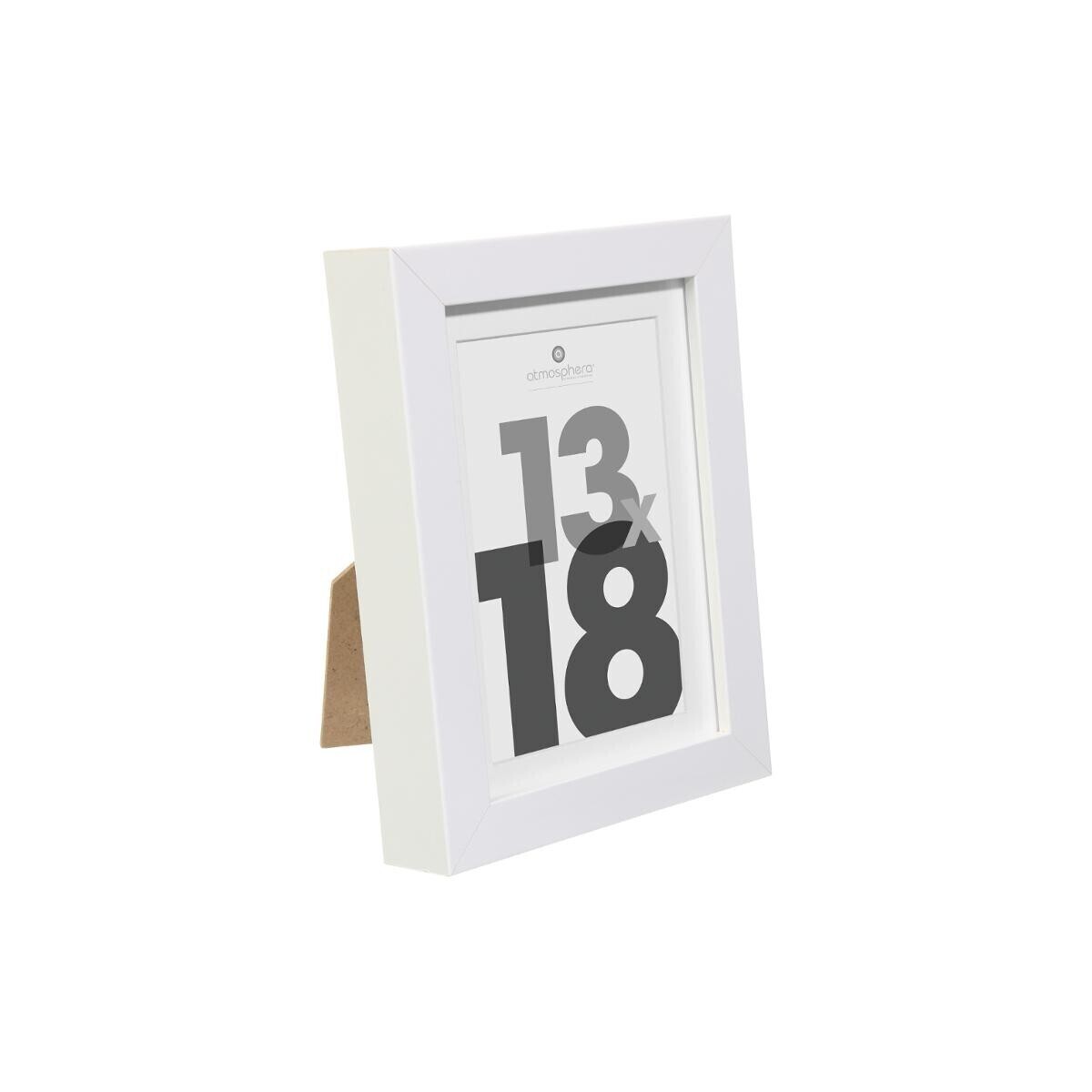 Wooden photo frame"Eva" White, 13x18 cm
