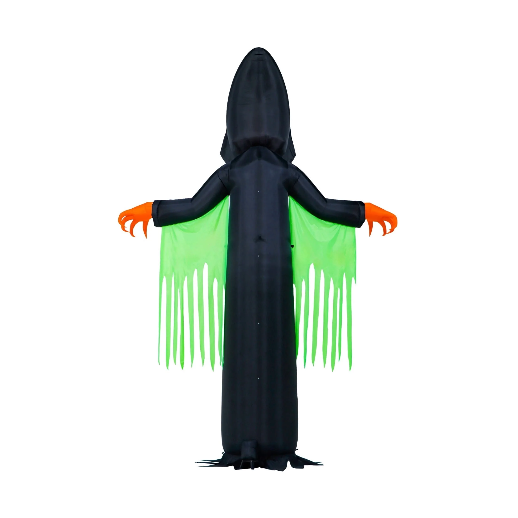 Inferno Pumpkin Reaper Airblown Yard Inflatable, Orange/Green/Black, 20', Halloween by Way To Celebrate - Image 5 Inferno Pumpkin Reaper Airblown Yard Inflatable, Orange/Green/Black, 20', Halloween by Way To Celebrate - Image 5