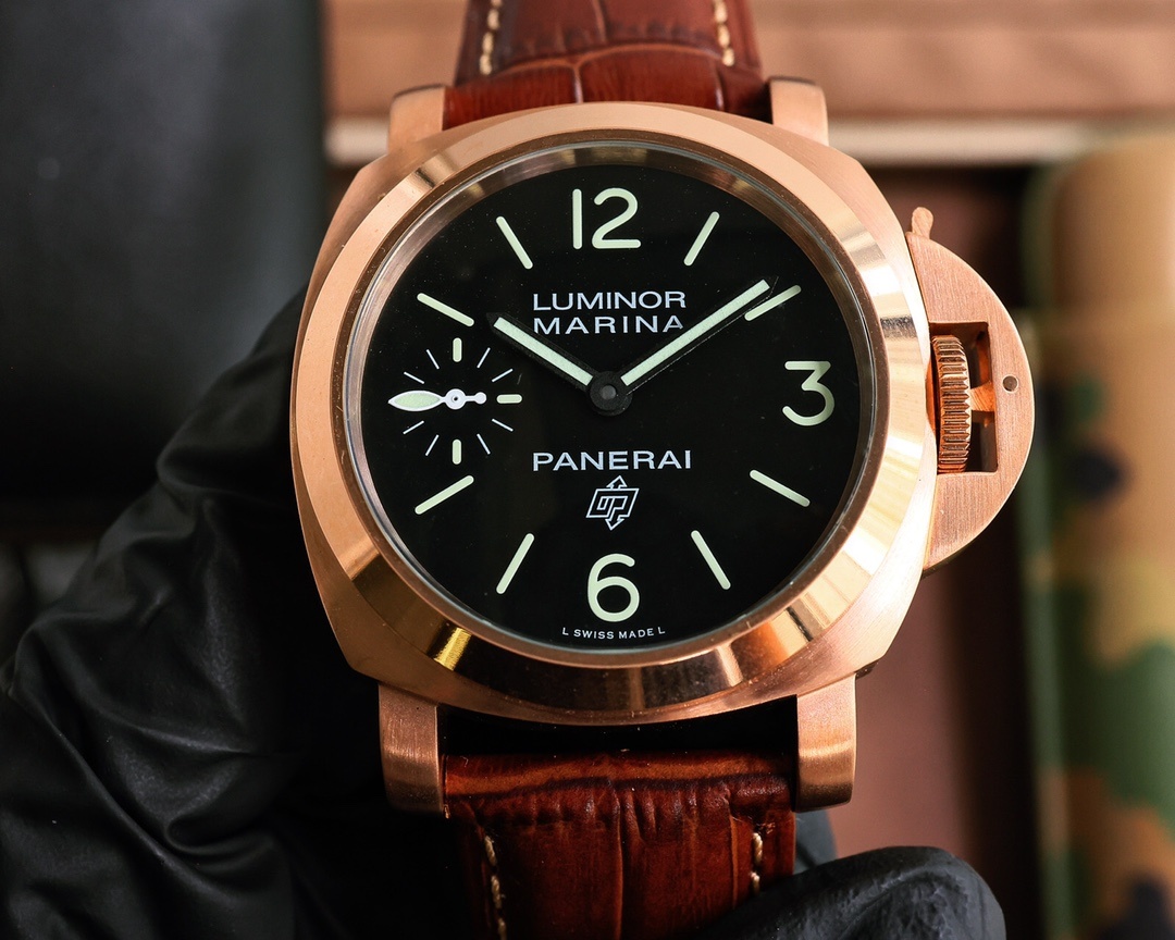 Panerai Luminor Marina 8 Days Manual-winding Black Dial 44 mm Men's Watch PAM00510(1:1 replica) - Top club