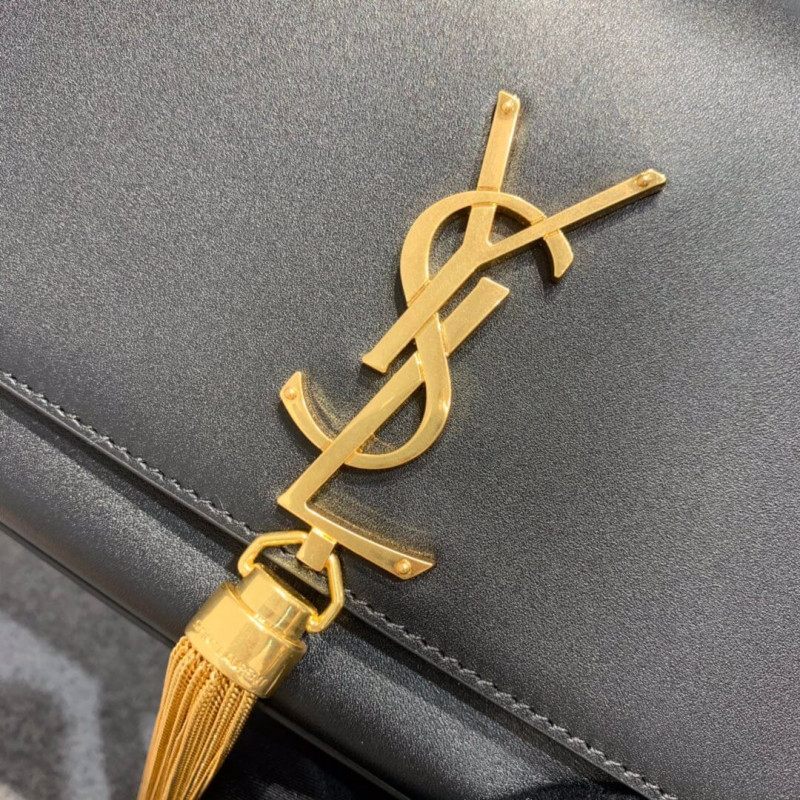 Replica Saint Laurent Smooth Calfskin Medium Classic Monogram Kate Tassel Satchel 3541191:1High-quality replica