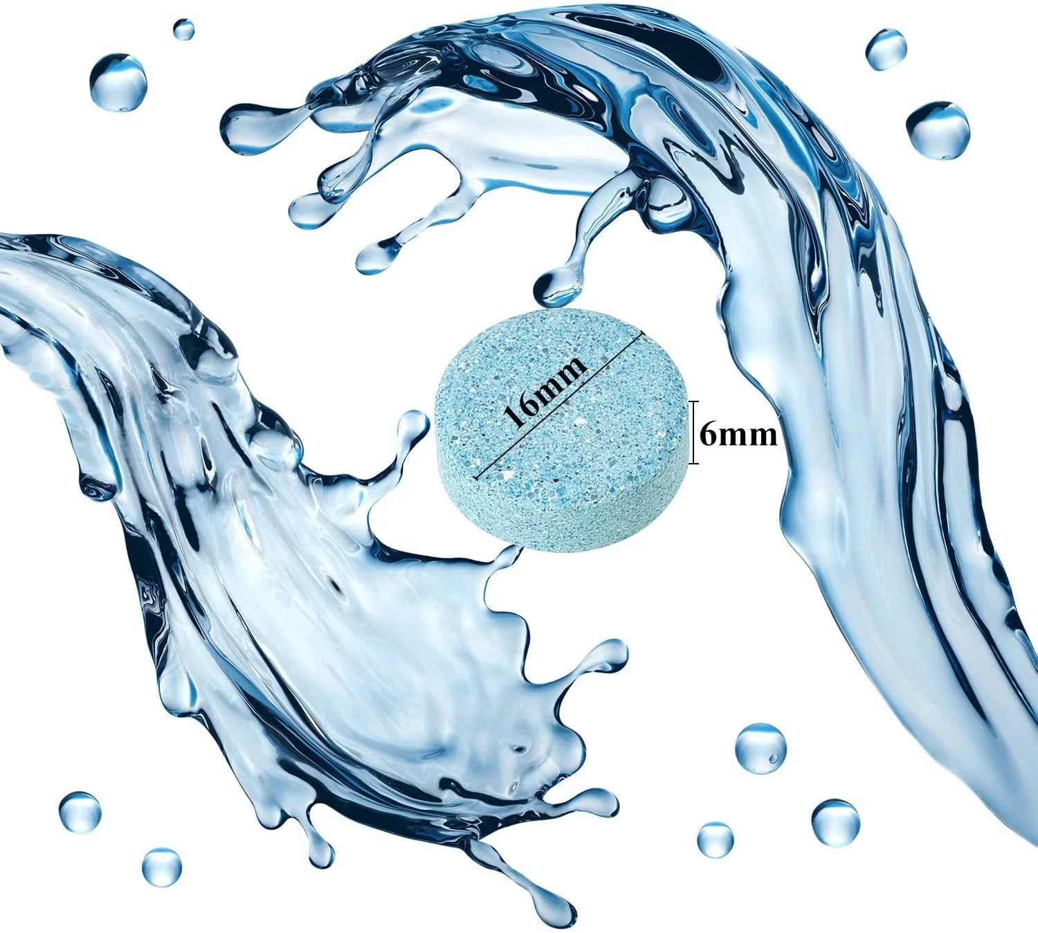30 Pieces Car Effervescent Washer, Multifunctional Car Windshield Glass Concentrated Clean Washer Tablets, Glass Solid Wiper Cleaning Tablets for Car Kitchen Window