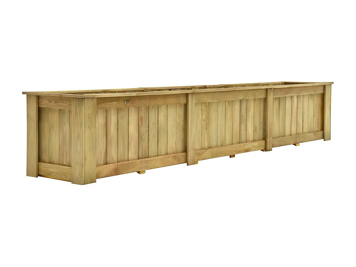 Jardinière surélevée 291x50x50 cm Bois de pin imprégné