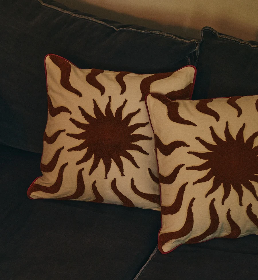 Golden Solstice Cushion