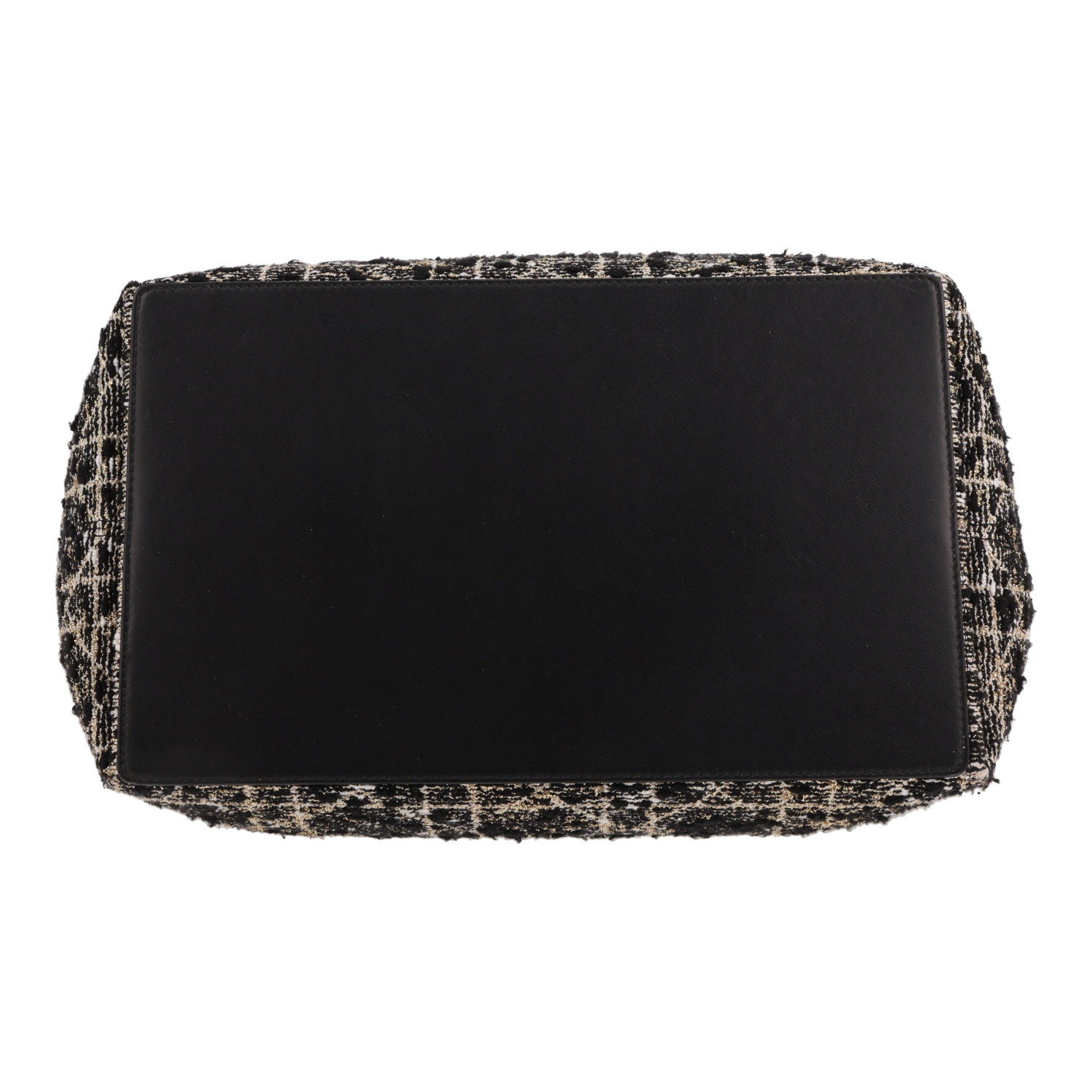 Dior Toujours handbag in black and gold tweed and black leather1:1High-quality replica