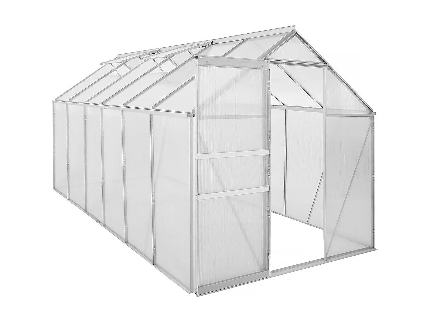 Serre jardin polycarbonate 370 x 190 x 195 cm 