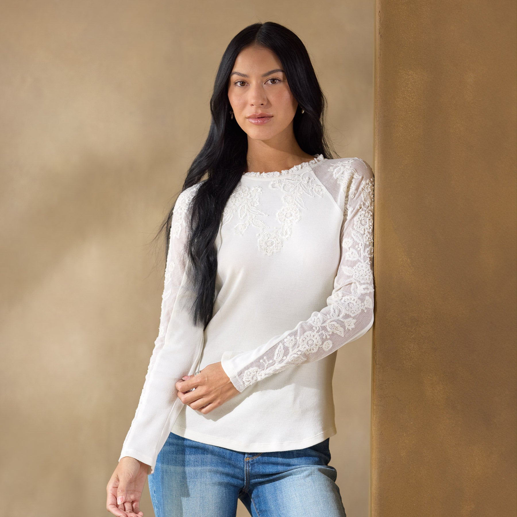 Josephine Embroidered Top, Petite - Sundance Clothing