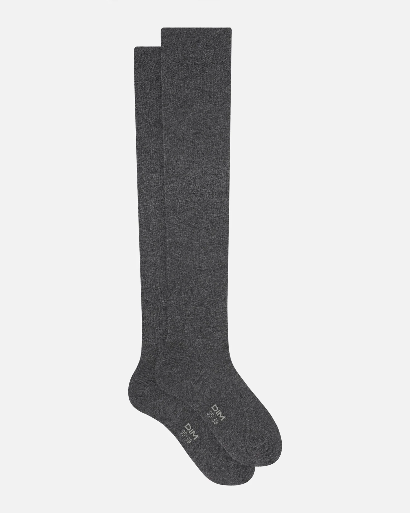 CHAUSSETTE HAUTE ANTHRACITE -